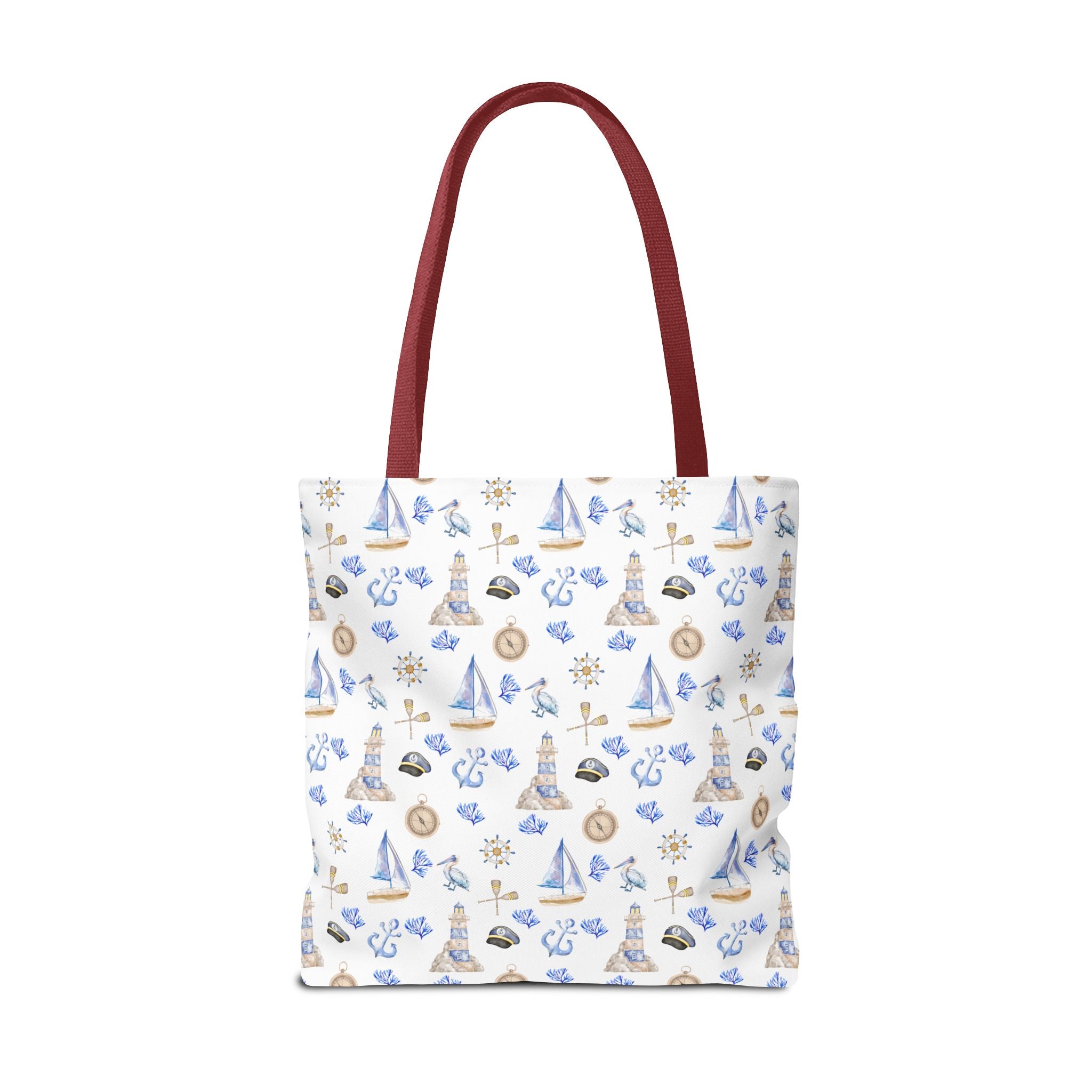 Sail Away - Nautical Themed Tote Bag, Beach Bag, Sailor Tote, Summer Essentials, Gift for Sea Lovers, Travel Bag