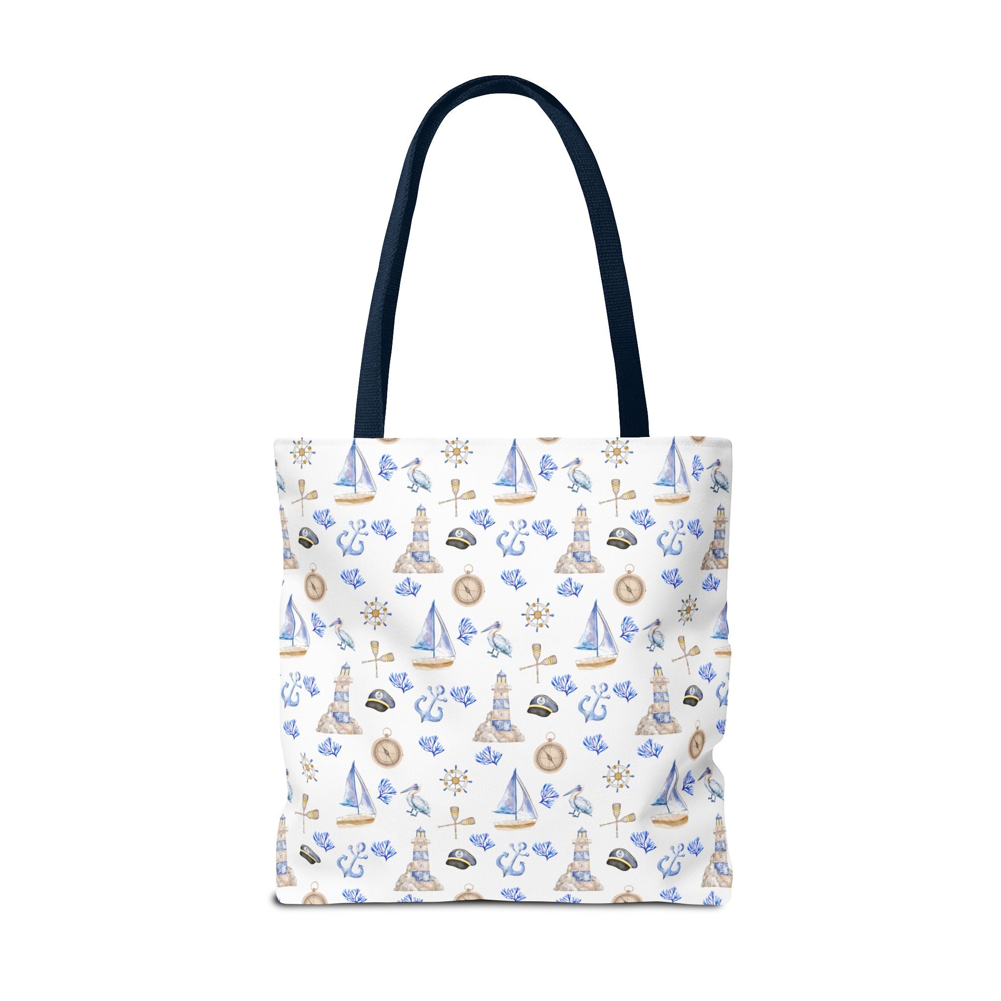 Sail Away - Nautical Themed Tote Bag, Beach Bag, Sailor Tote, Summer Essentials, Gift for Sea Lovers, Travel Bag