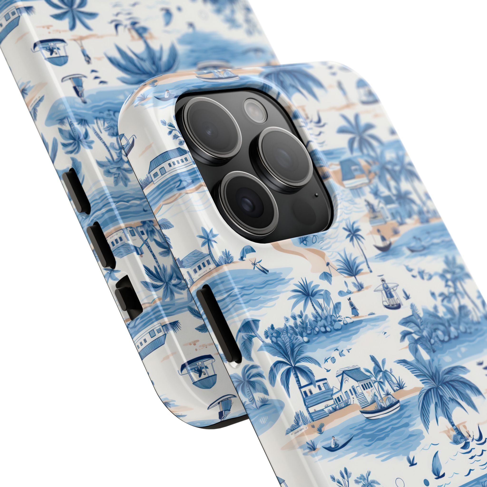 Tropical Blue- Paradise Phone Case - Durable Phone Cover for Beach Lovers, Summer Vibes, Vacation Ready, Gift for Him or Her, Unique Phone [...]