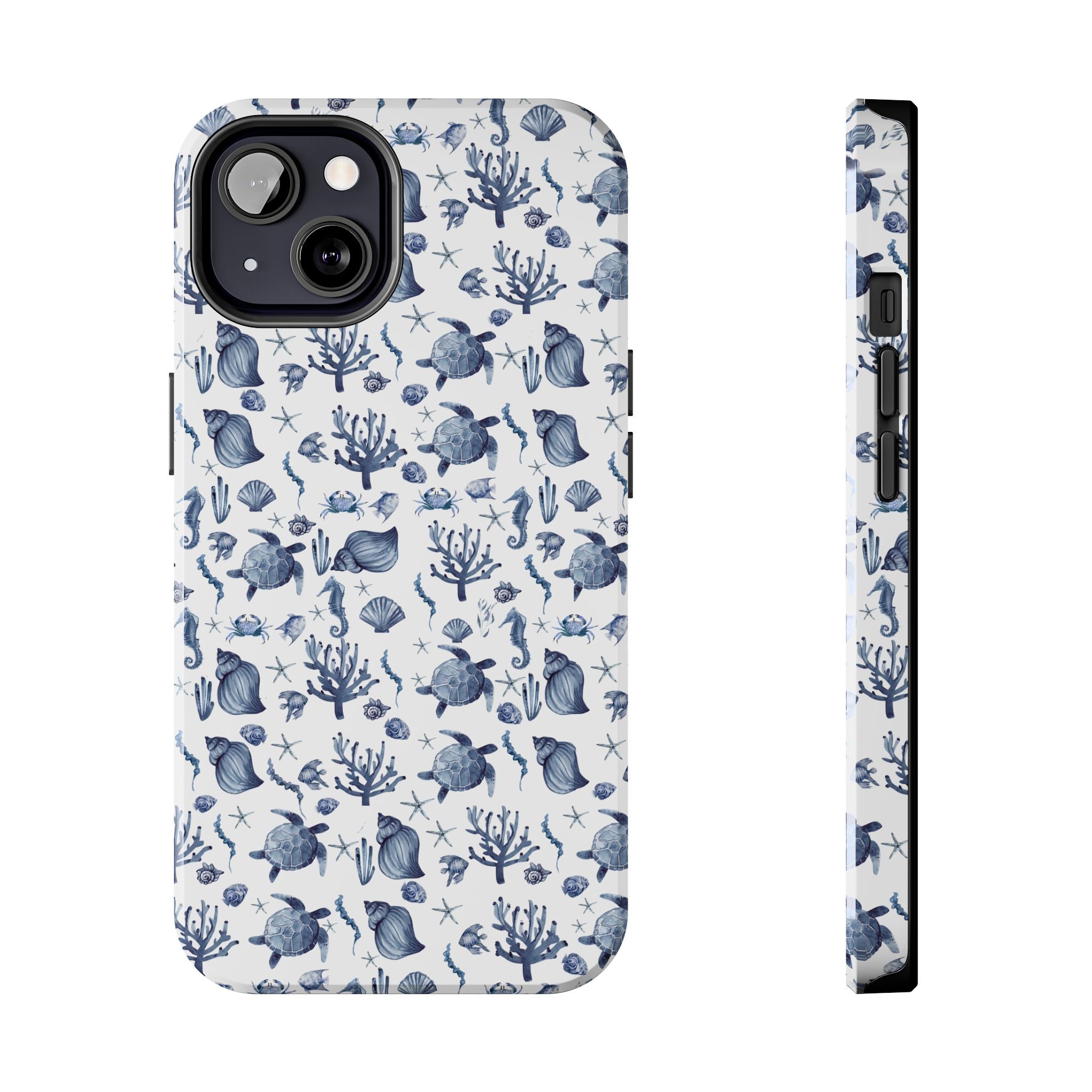 Deep Blue Sea - Ocean-Inspired Tough Phone Cases, Coastal Decor, Beach Lover's Accessory, Ideal Gift, Marine Life Design, Durable Protection
