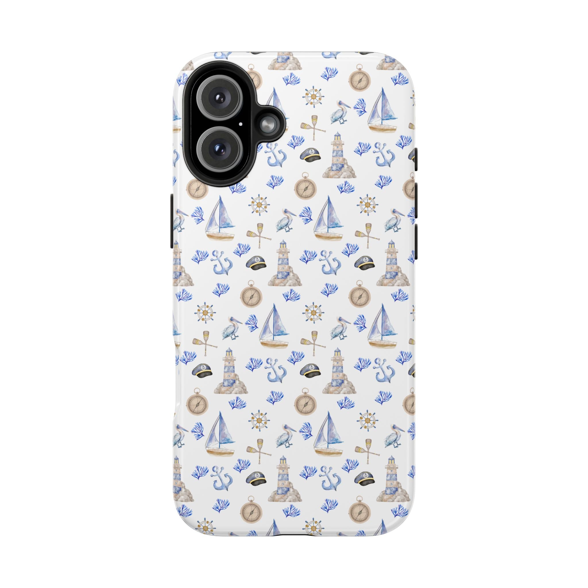 Sail Away- Nautical Phone Case - Tough Sea Adventure Phone Cover, Gifts for Beach Lovers, Summer Decor, Ocean-Inspired Protection