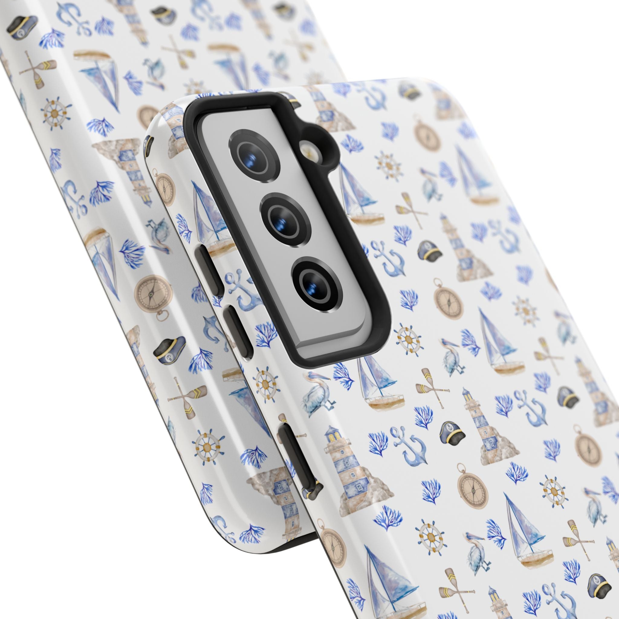 Sail Away- Nautical Phone Case - Tough Sea Adventure Phone Cover, Gifts for Beach Lovers, Summer Decor, Ocean-Inspired Protection