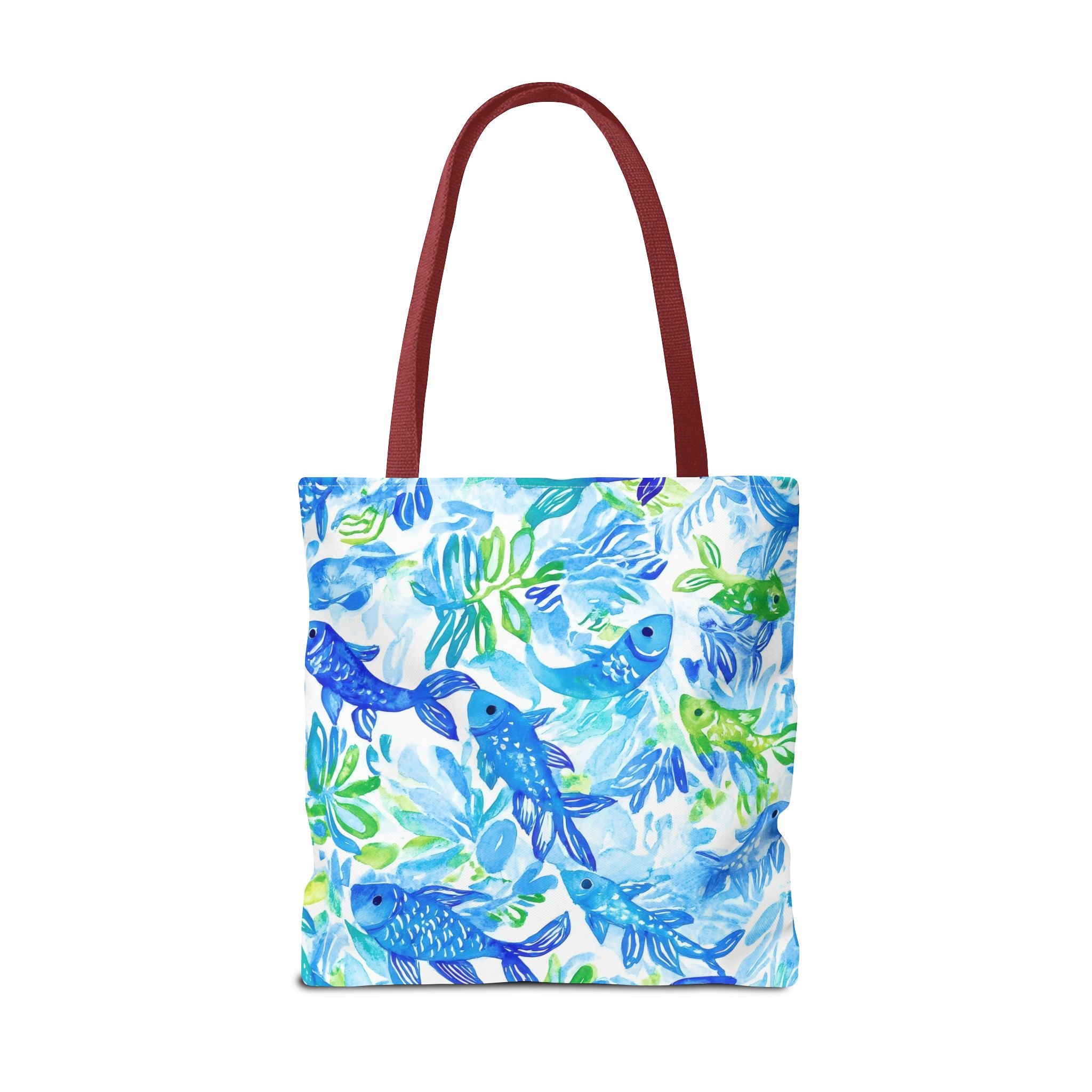 Vibrant Fish- Colorful Fish Tote Bag, Beach Bag, Shopping Tote, Eco-Friendly Reusable Bag, Gift for Ocean Lovers, Summer Accessory