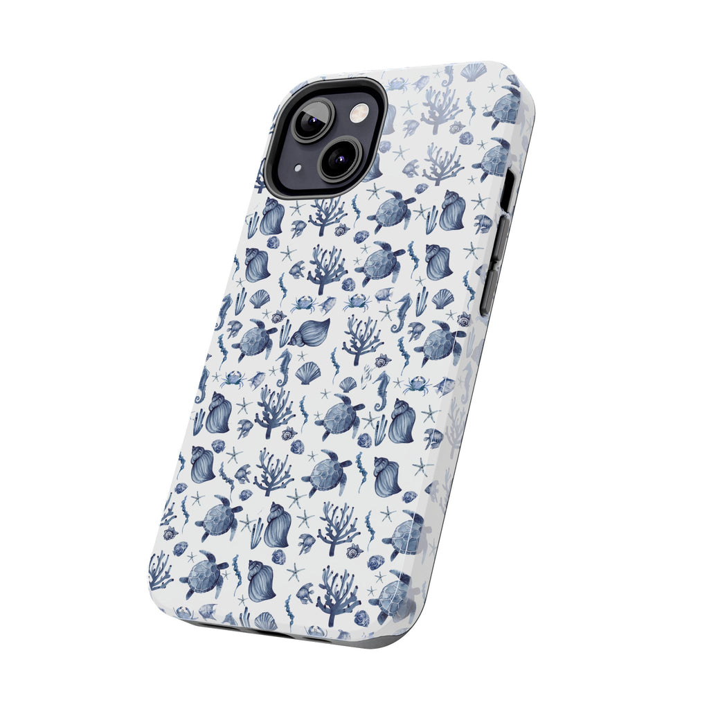 Deep Blue Sea - Ocean-Inspired Tough Phone Cases, Coastal Decor, Beach Lover's Accessory, Ideal Gift, Marine Life Design, Durable Protection