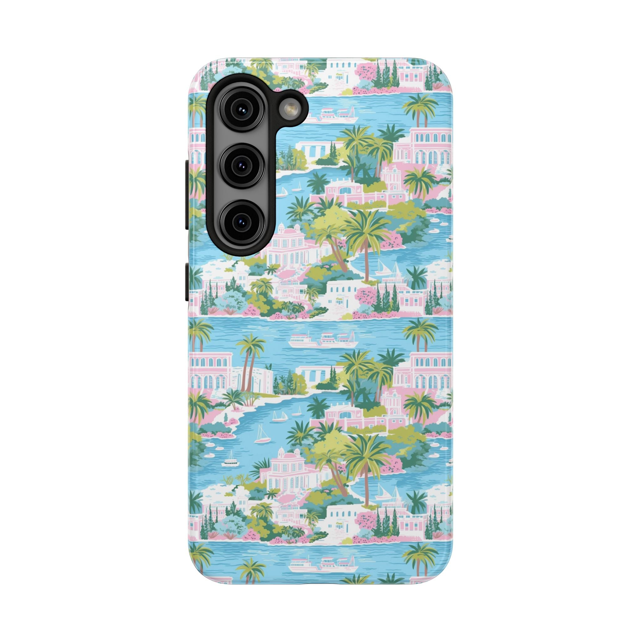 Greek Island - Tropical Phone Cases - Durable Phone Covers, Summer Vibes, Beach-Themed Accessories, Perfect Gift for Travelers