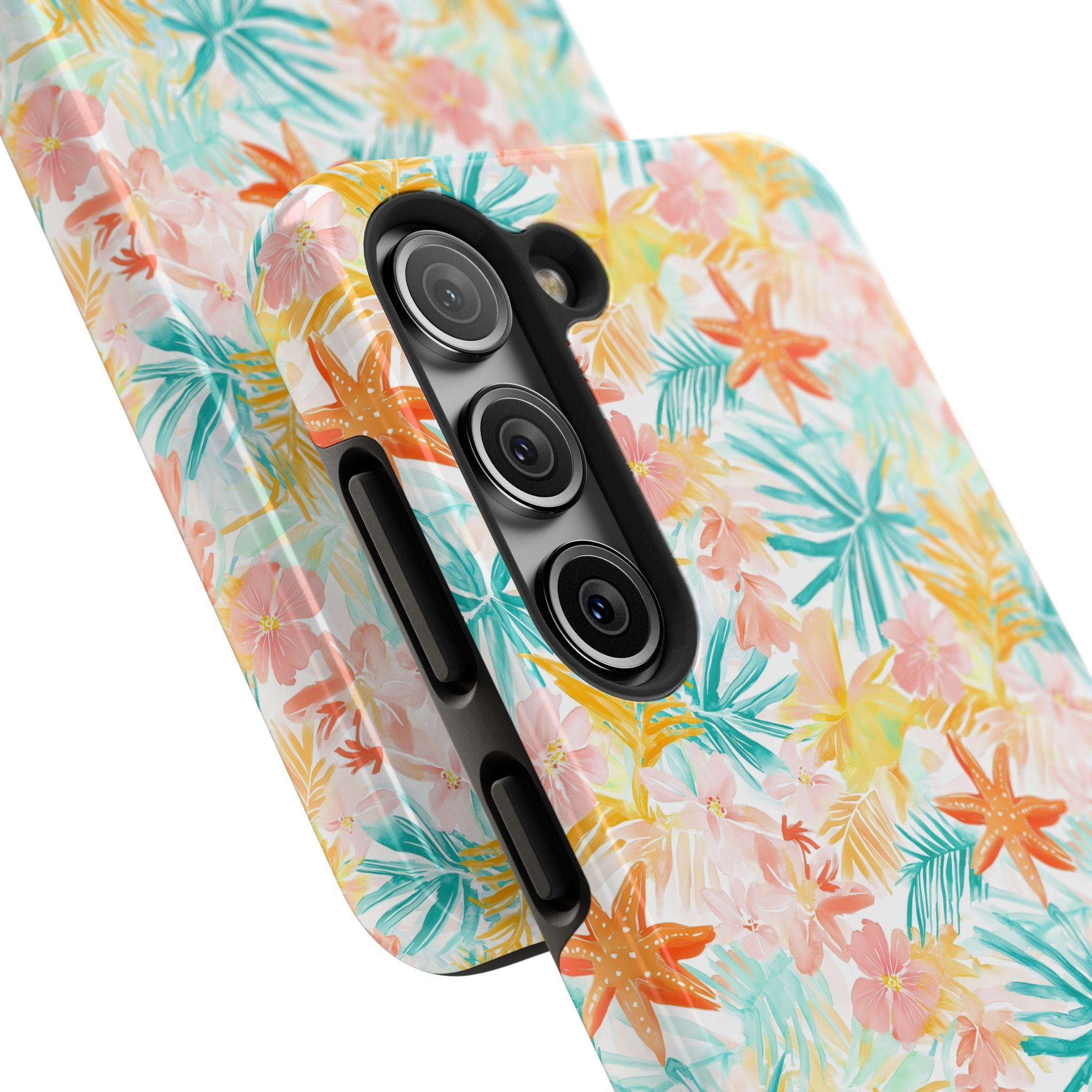 Tropical Starfish - Floral Phone Case - Summer Vibe, Durable Protection, Gift for Beach Lovers, Tropical Decor, Eco-Friendly Design