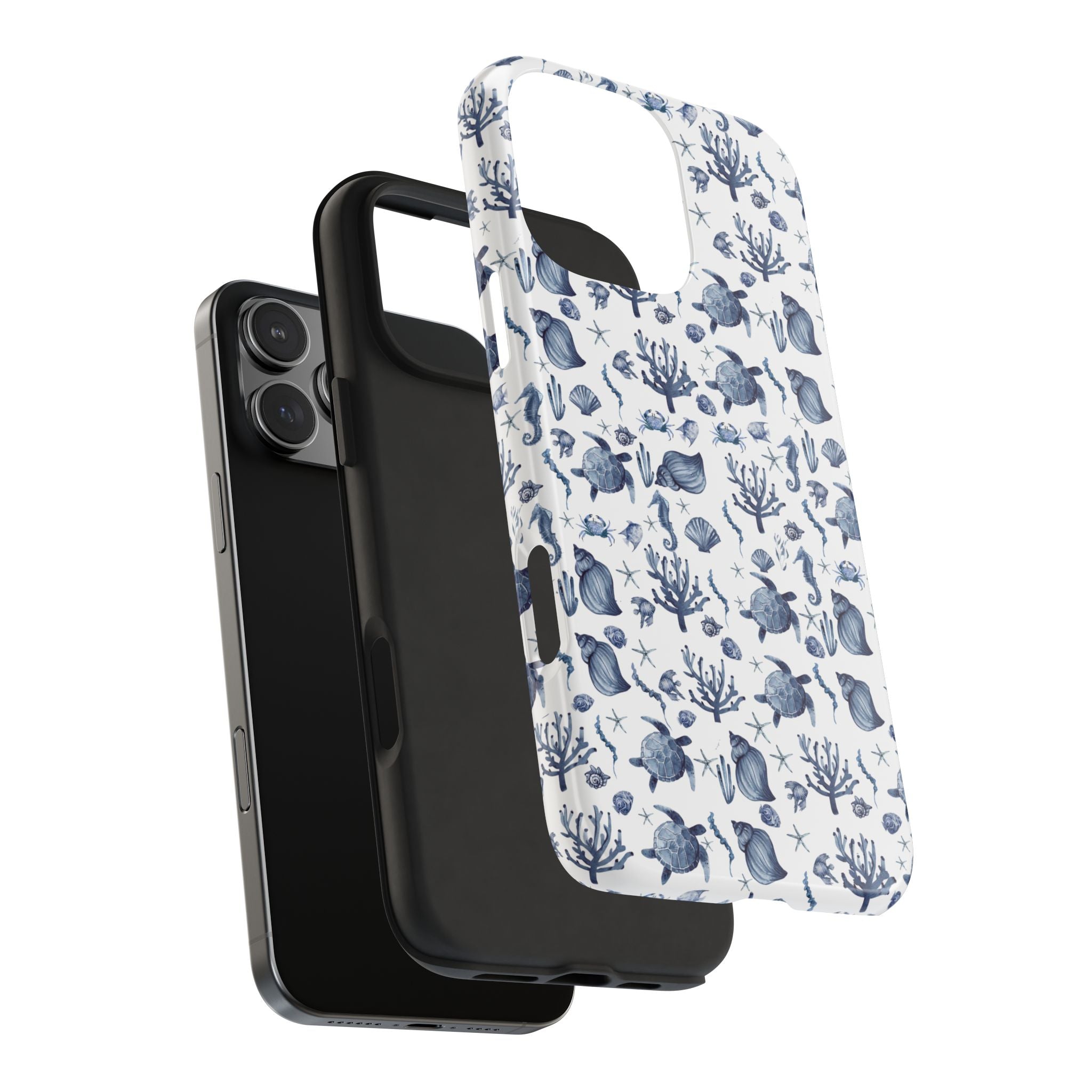 Deep Blue Sea - Ocean-Inspired Tough Phone Cases, Coastal Decor, Beach Lover's Accessory, Ideal Gift, Marine Life Design, Durable Protection