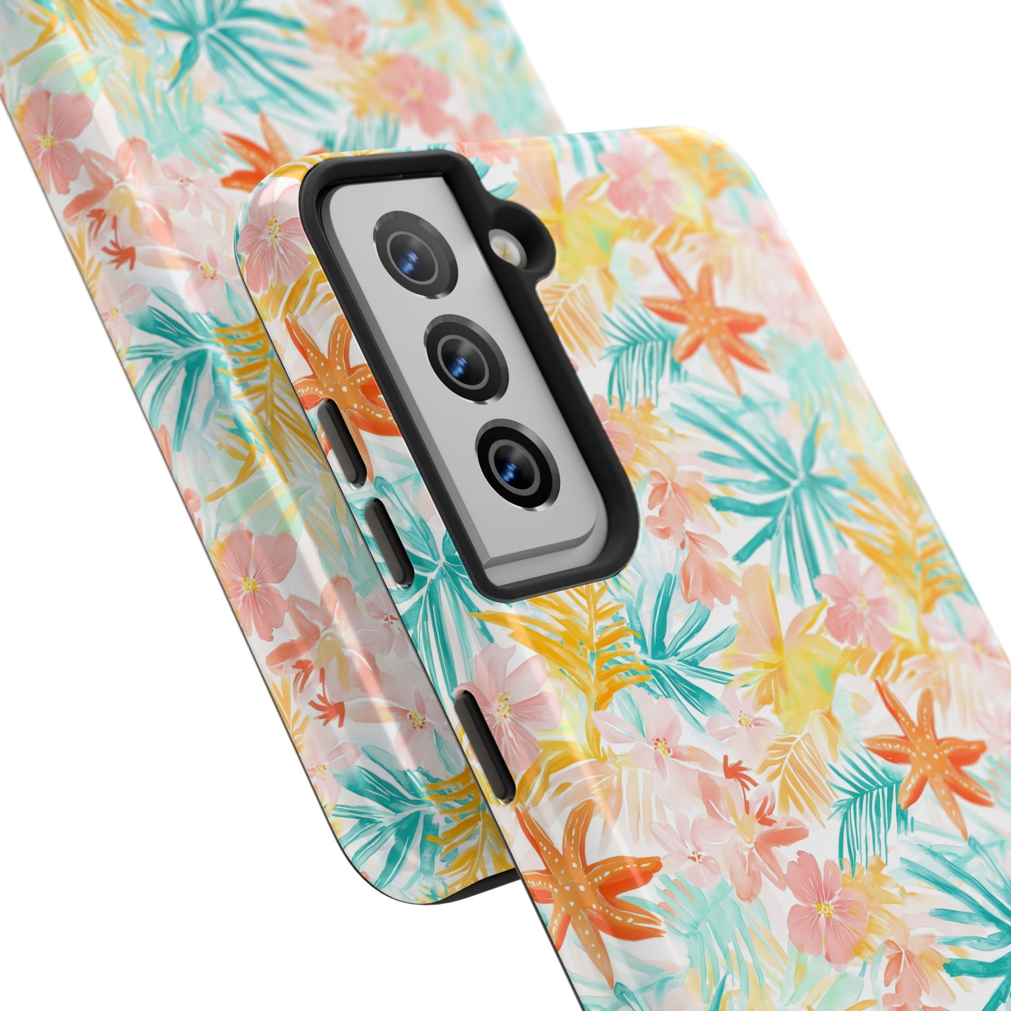 Tropical Starfish - Floral Phone Case - Summer Vibe, Durable Protection, Gift for Beach Lovers, Tropical Decor, Eco-Friendly Design