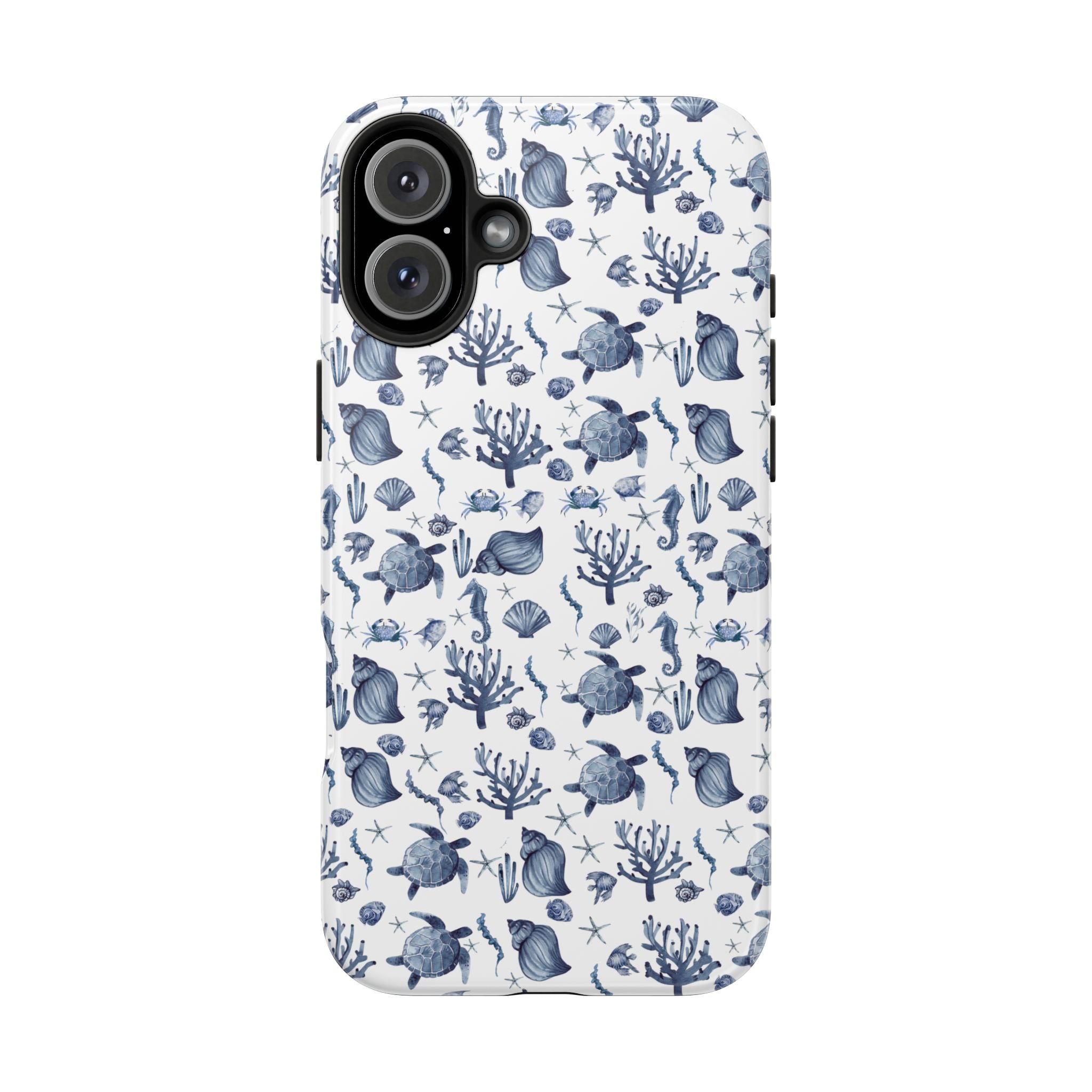 Deep Blue Sea - Ocean-Inspired Tough Phone Cases, Coastal Decor, Beach Lover's Accessory, Ideal Gift, Marine Life Design, Durable Protection