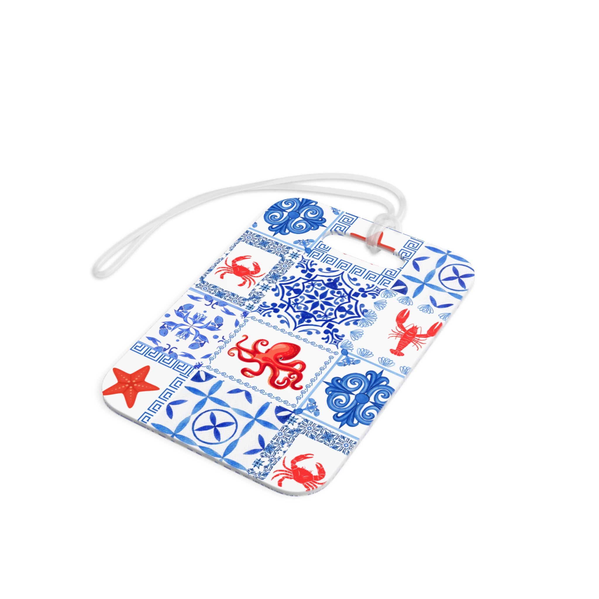 Greek Sea- Nautical Themed Luggage Tags | Travel Accessories, Beach Vacation, Personalized Tags, Gift for Travelers, Cruise Tags