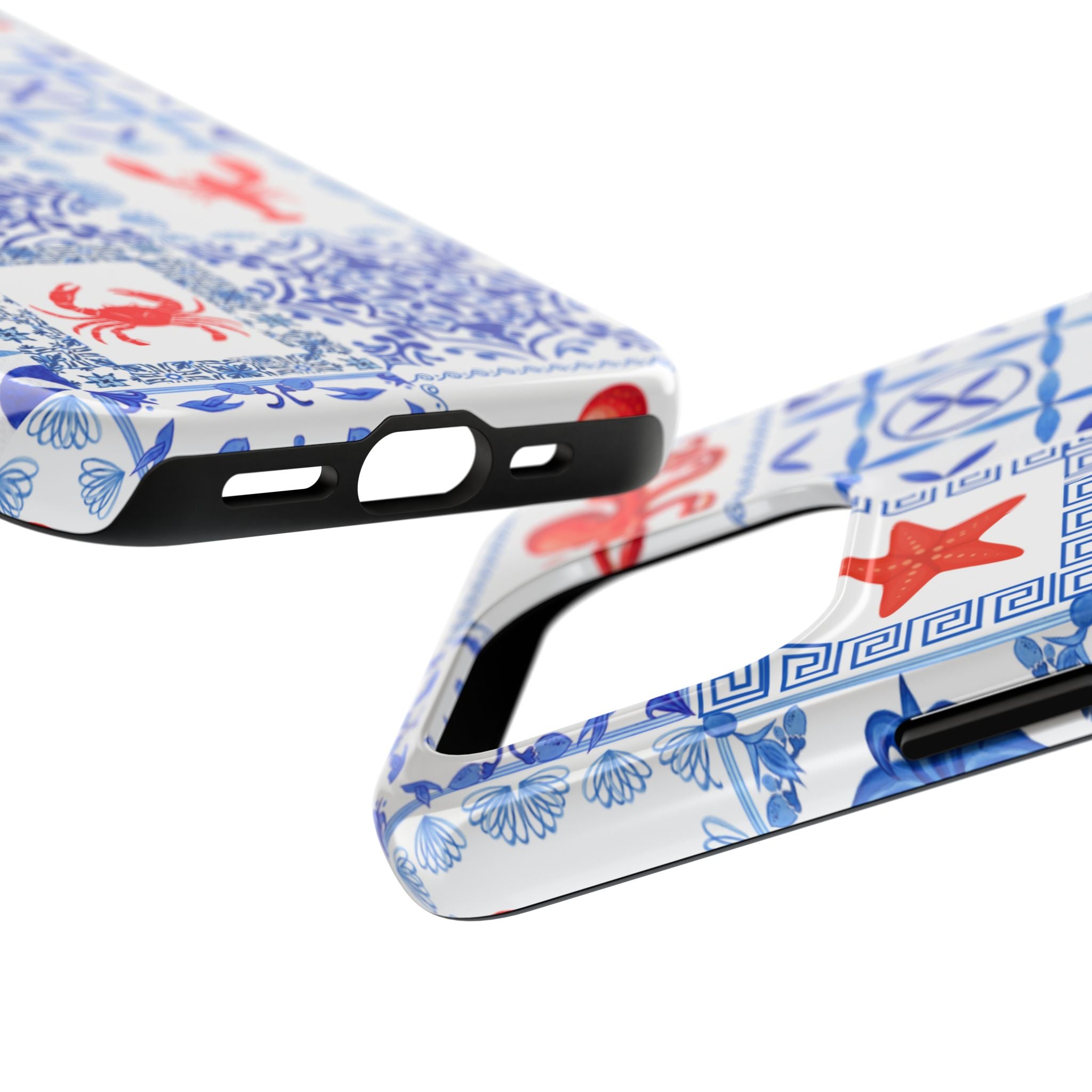 Greek Sea- Coastal Chic Phone Case - Nautical Sea Life Design, Marine Themed Tough Case, Ocean Lover Gift, Beach Decor, Summer Vibes