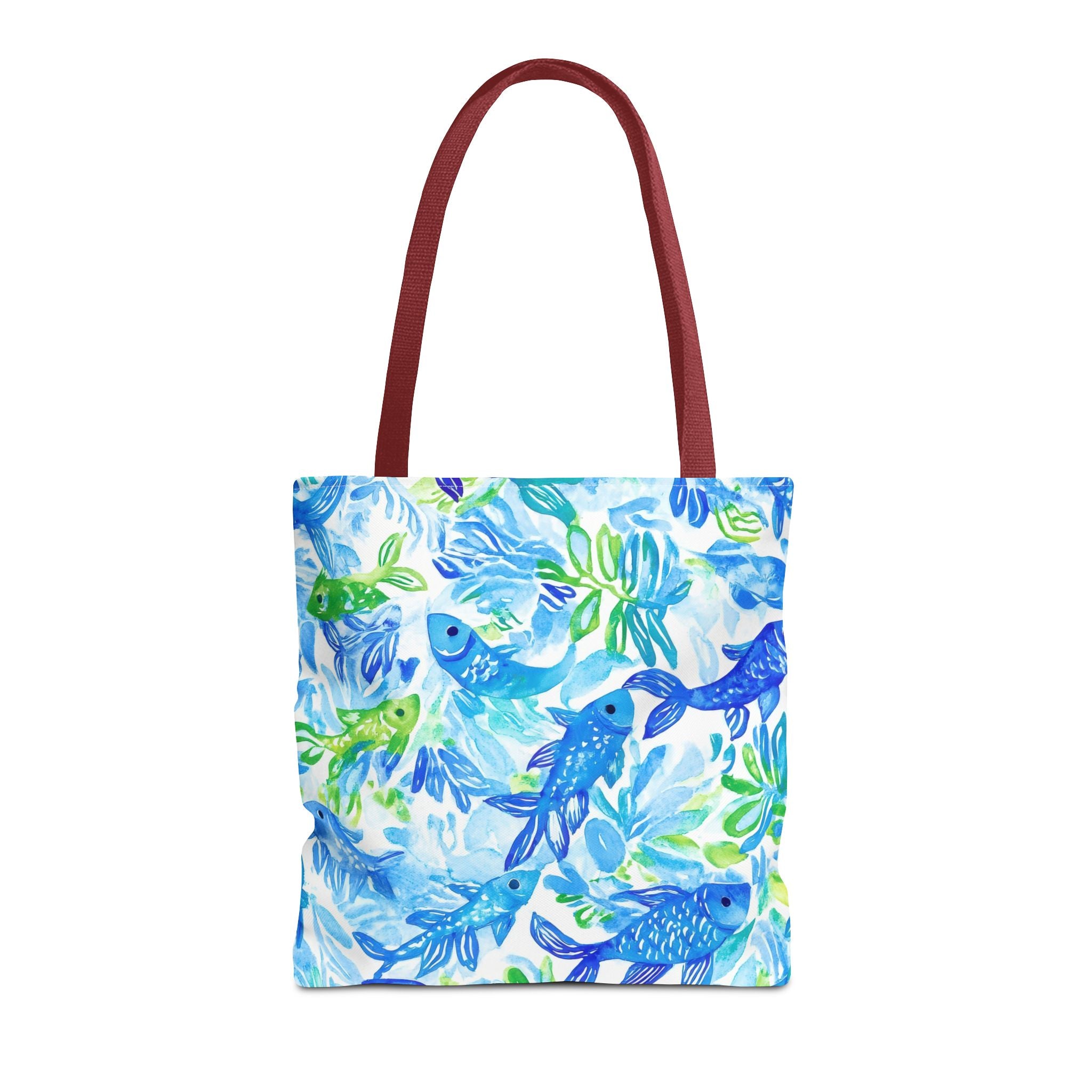 Vibrant Fish- Colorful Fish Tote Bag, Beach Bag, Shopping Tote, Eco-Friendly Reusable Bag, Gift for Ocean Lovers, Summer Accessory