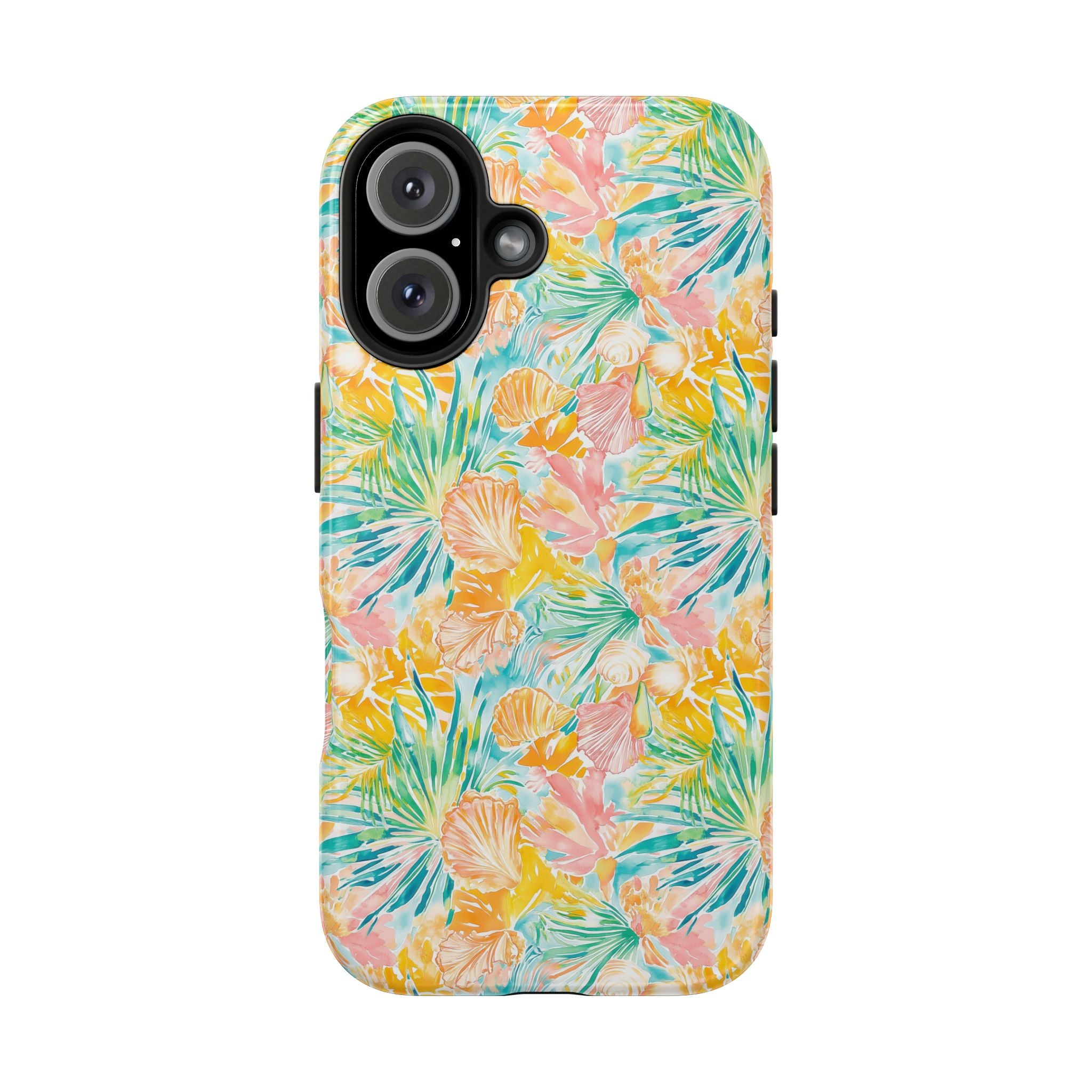 Neon Tropics- Tough Phone Cases, Floral Phone Covers, Summer Accessories, Stylish Phone Protection, Gifts for Her