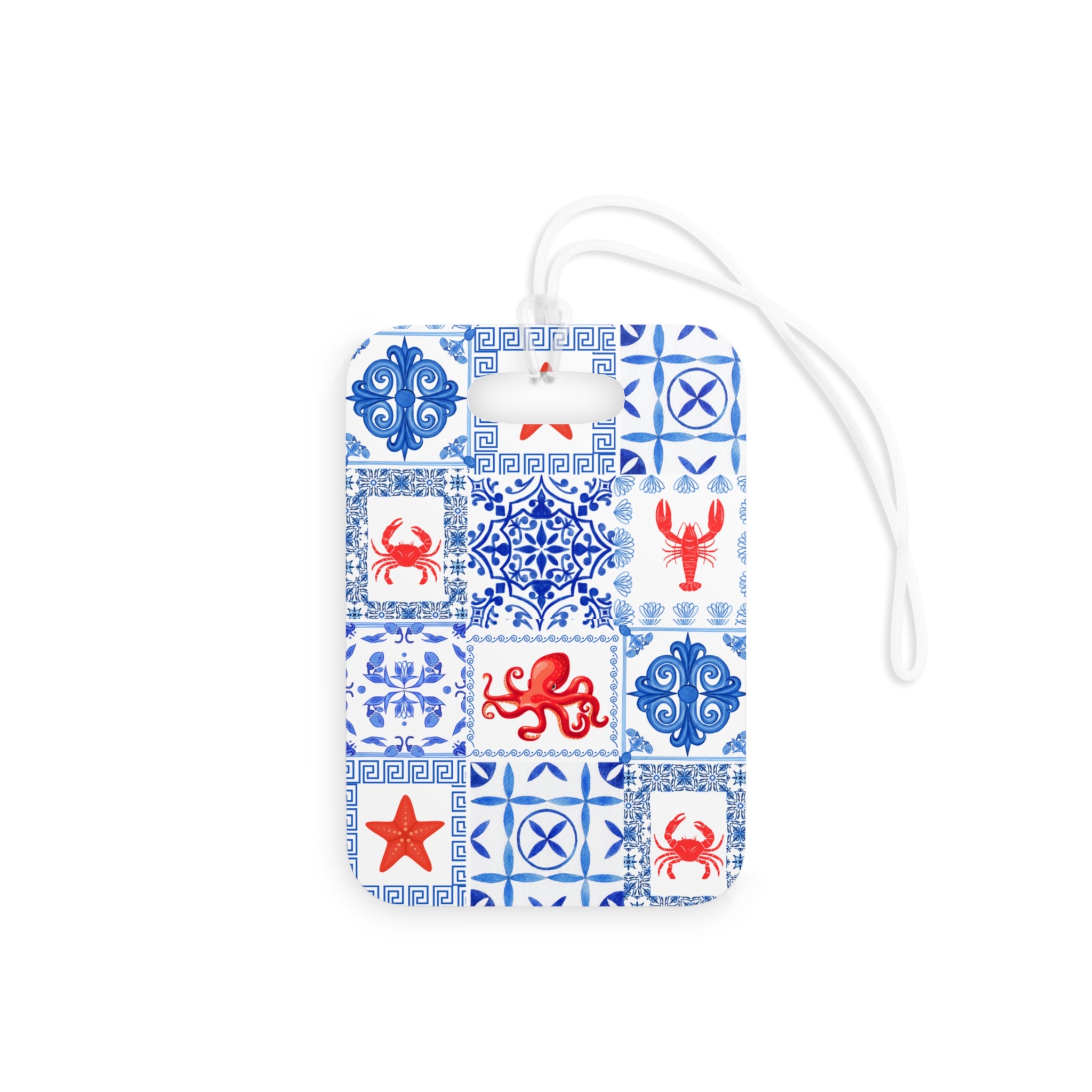 Greek Sea- Nautical Themed Luggage Tags | Travel Accessories, Beach Vacation, Personalized Tags, Gift for Travelers, Cruise Tags