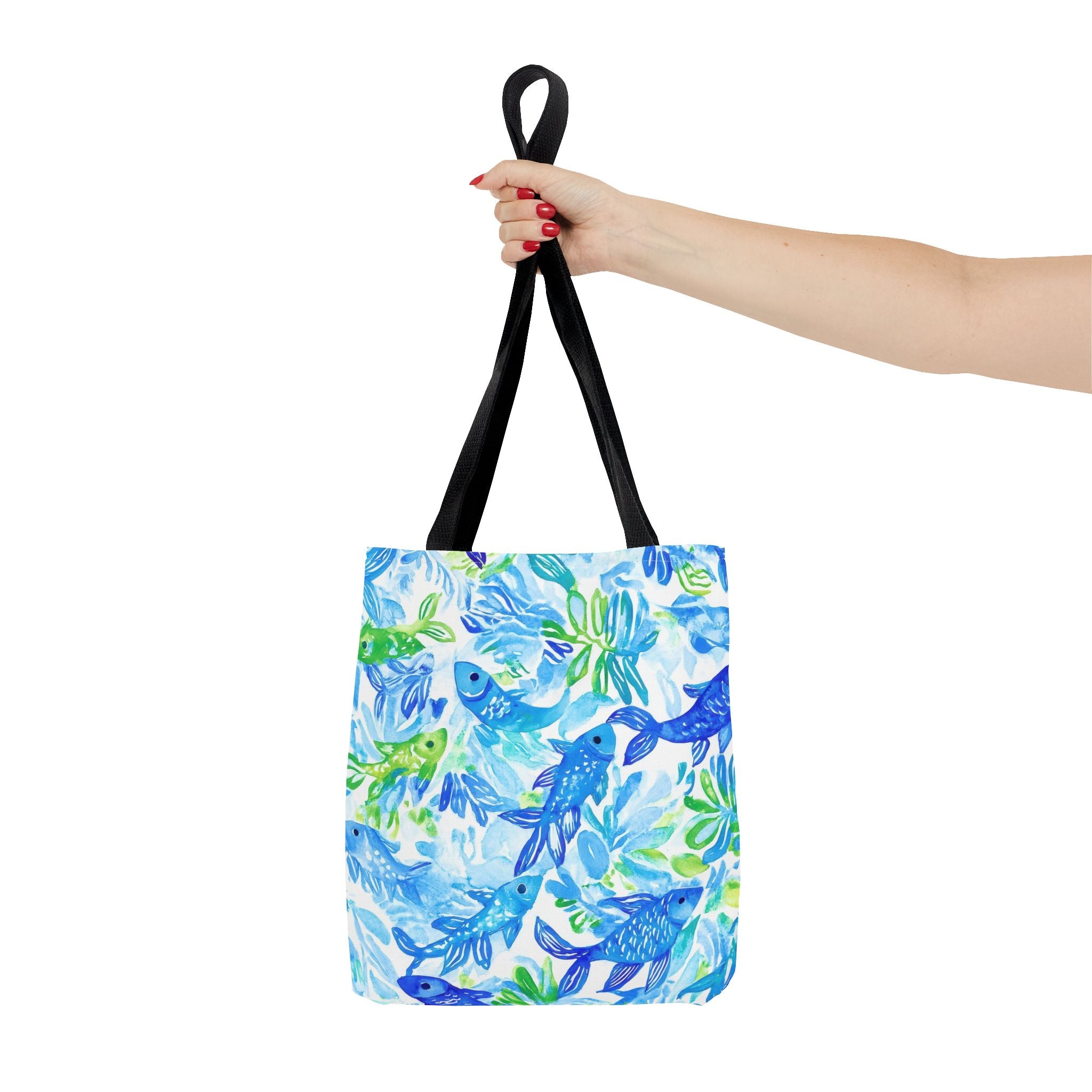 Vibrant Fish- Colorful Fish Tote Bag, Beach Bag, Shopping Tote, Eco-Friendly Reusable Bag, Gift for Ocean Lovers, Summer Accessory