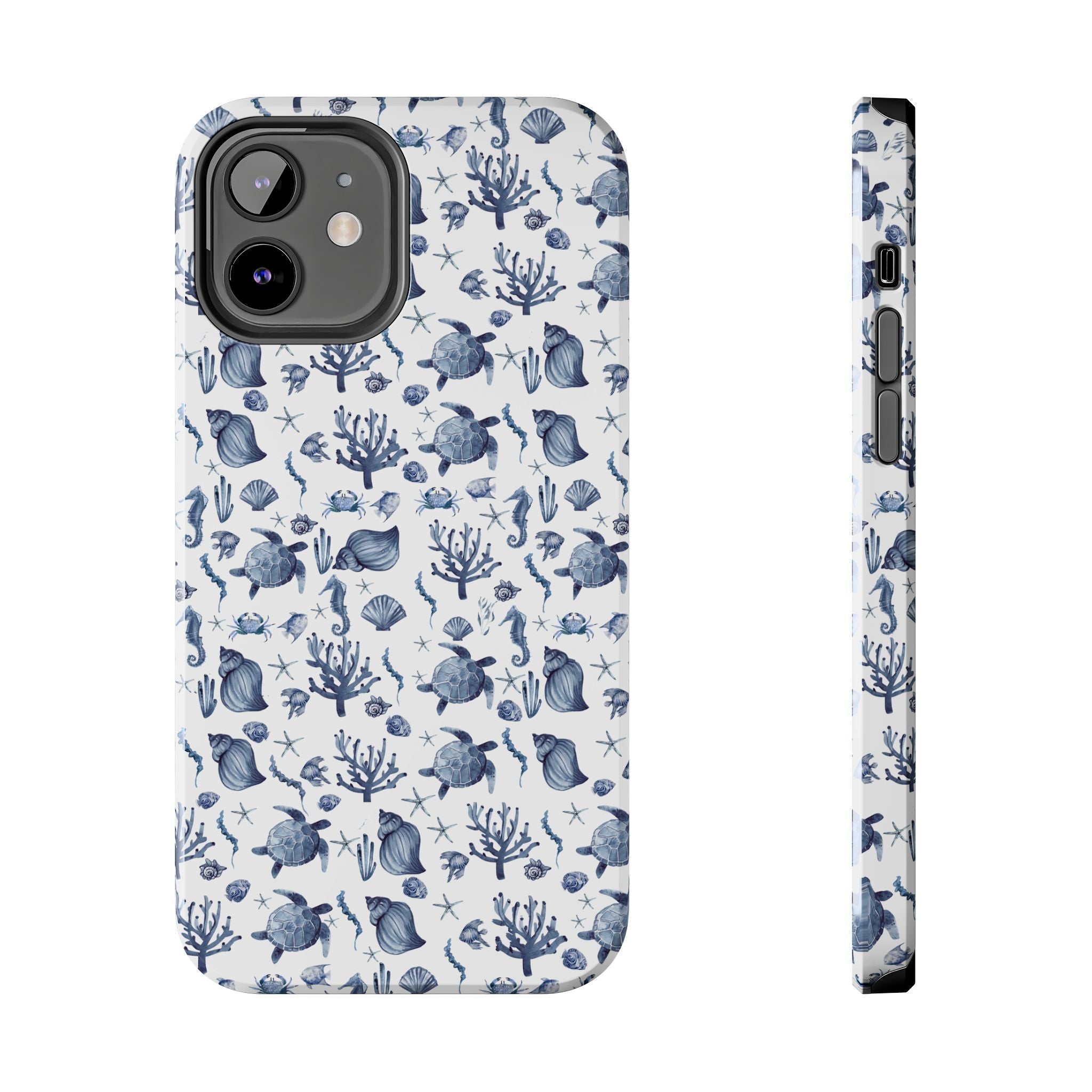 Deep Blue Sea - Ocean-Inspired Tough Phone Cases, Coastal Decor, Beach Lover's Accessory, Ideal Gift, Marine Life Design, Durable Protection