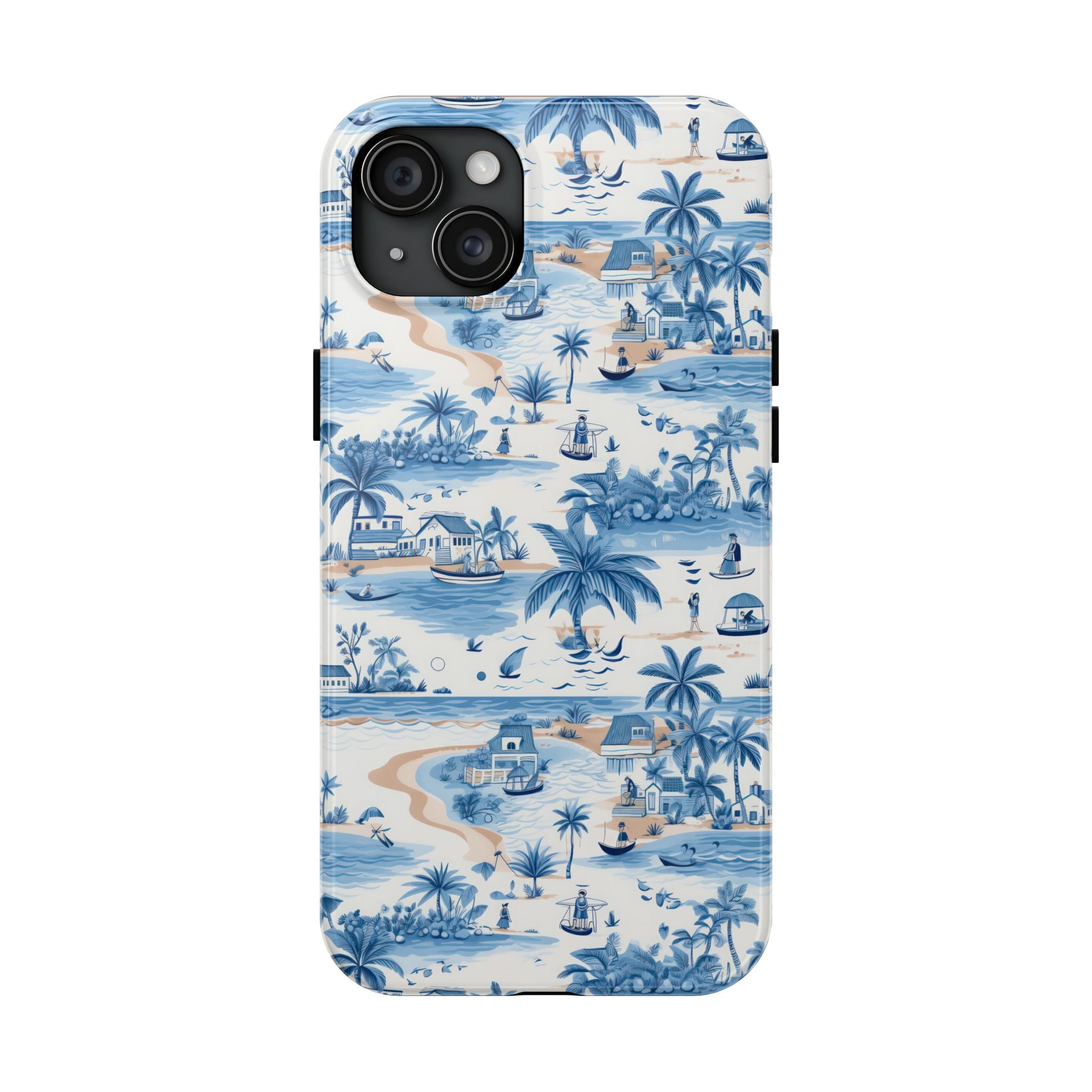 Tropical Blue- Paradise Phone Case - Durable Phone Cover for Beach Lovers, Summer Vibes, Vacation Ready, Gift for Him or Her, Unique Phone [...]