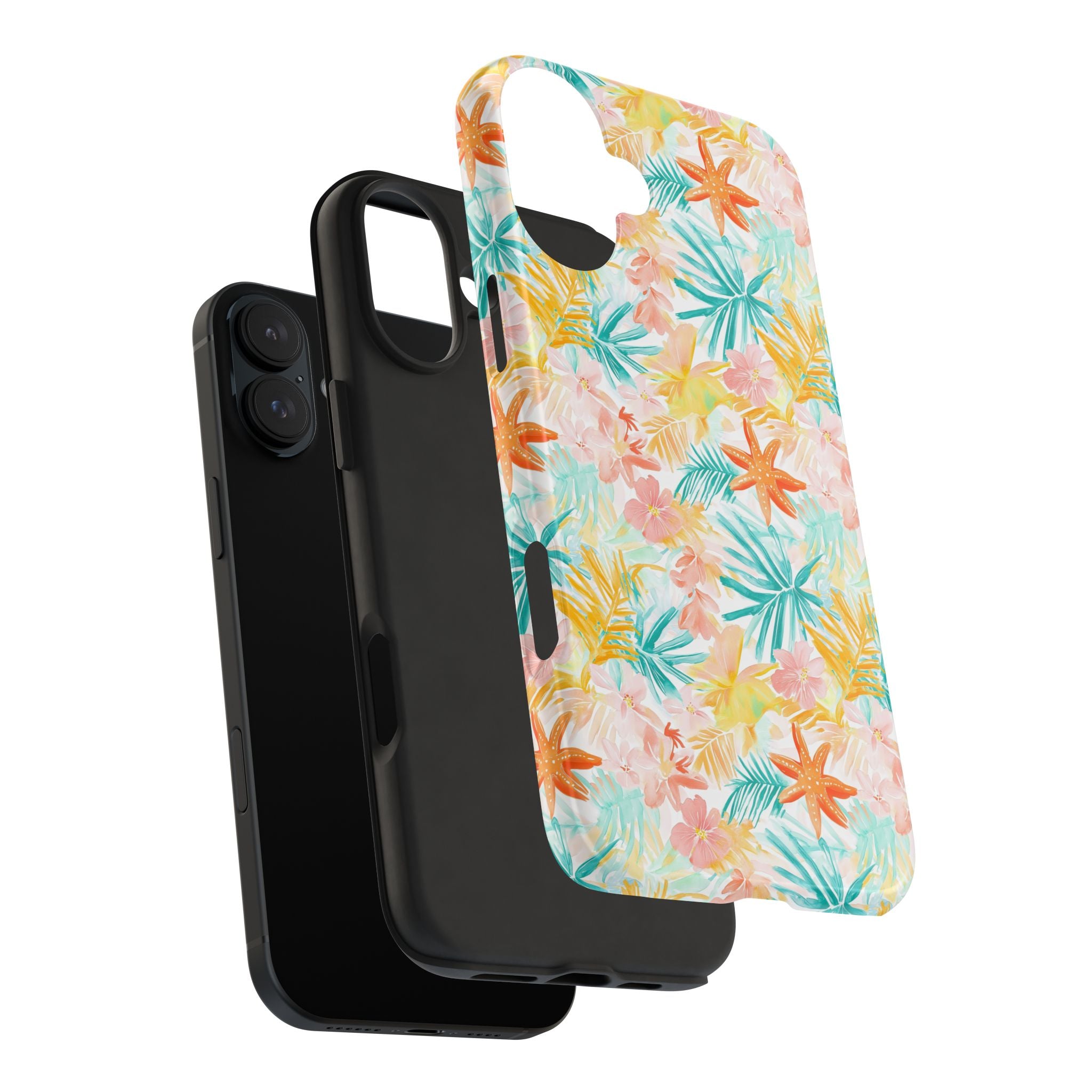 Tropical Starfish - Floral Phone Case - Summer Vibe, Durable Protection, Gift for Beach Lovers, Tropical Decor, Eco-Friendly Design
