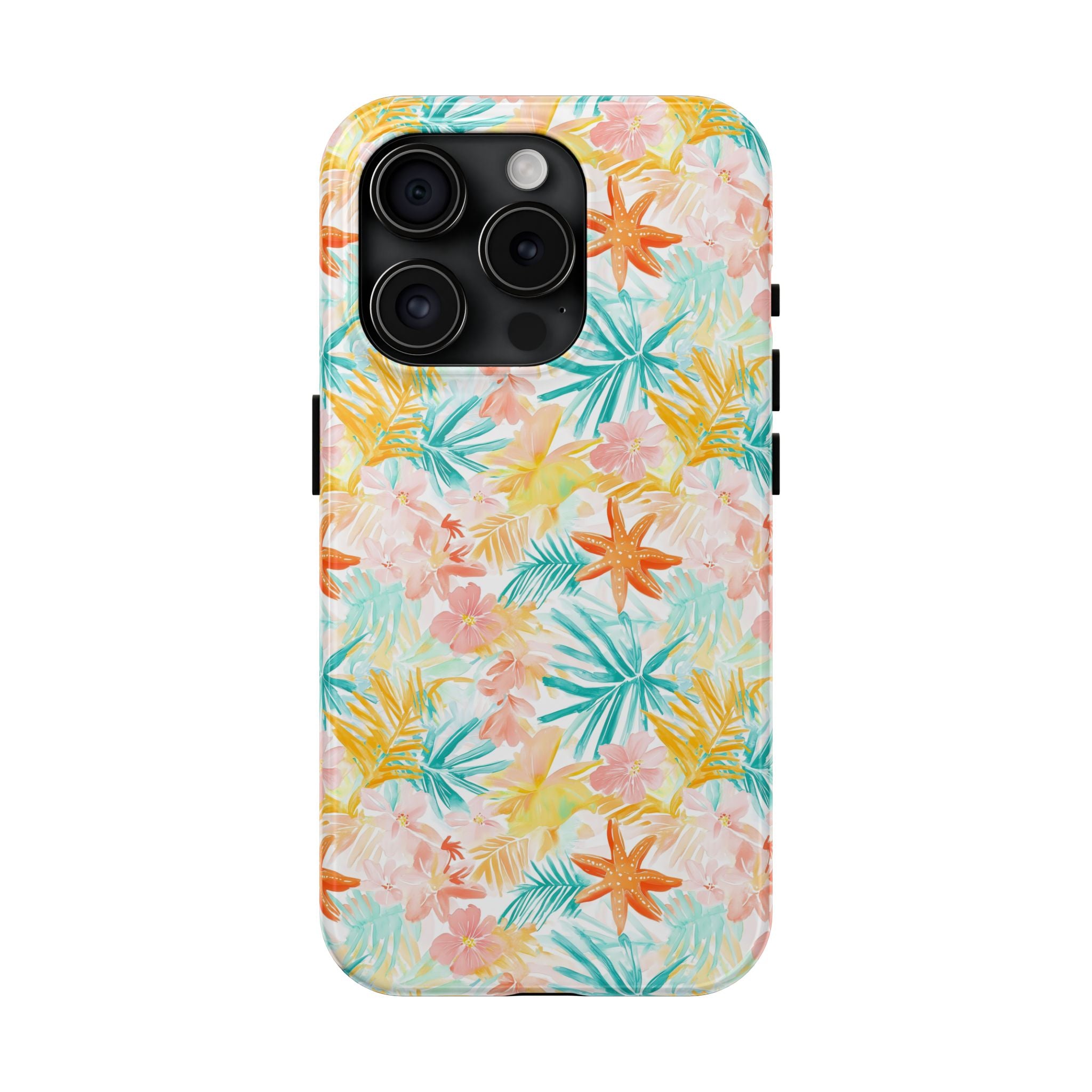Tropical Starfish - Floral Phone Case - Summer Vibe, Durable Protection, Gift for Beach Lovers, Tropical Decor, Eco-Friendly Design