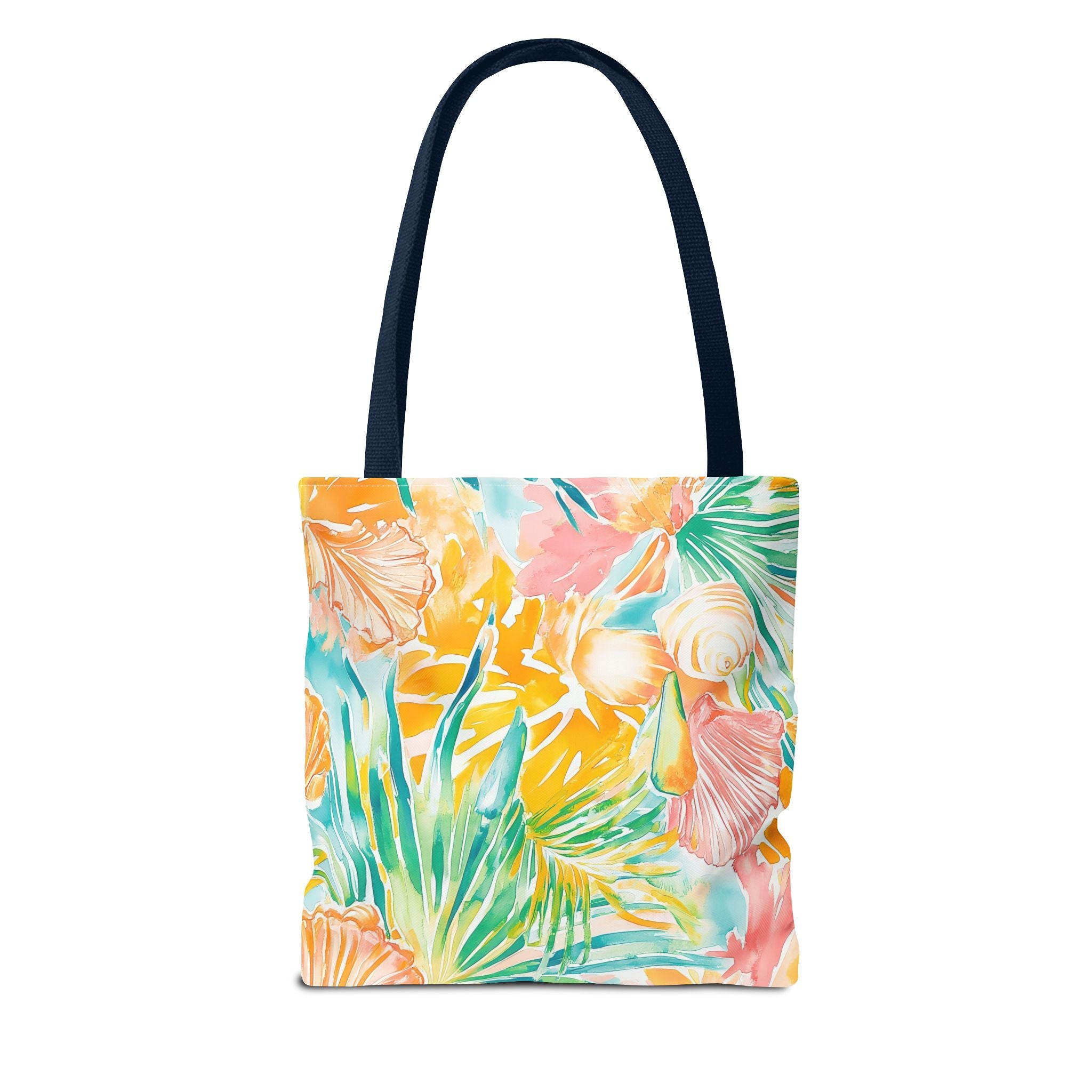 Neon Tropics Floral Tote Bag - Beach Bag, Shopping Tote, Eco-Friendly Gift, Summer Accessories, Unique Handbag
