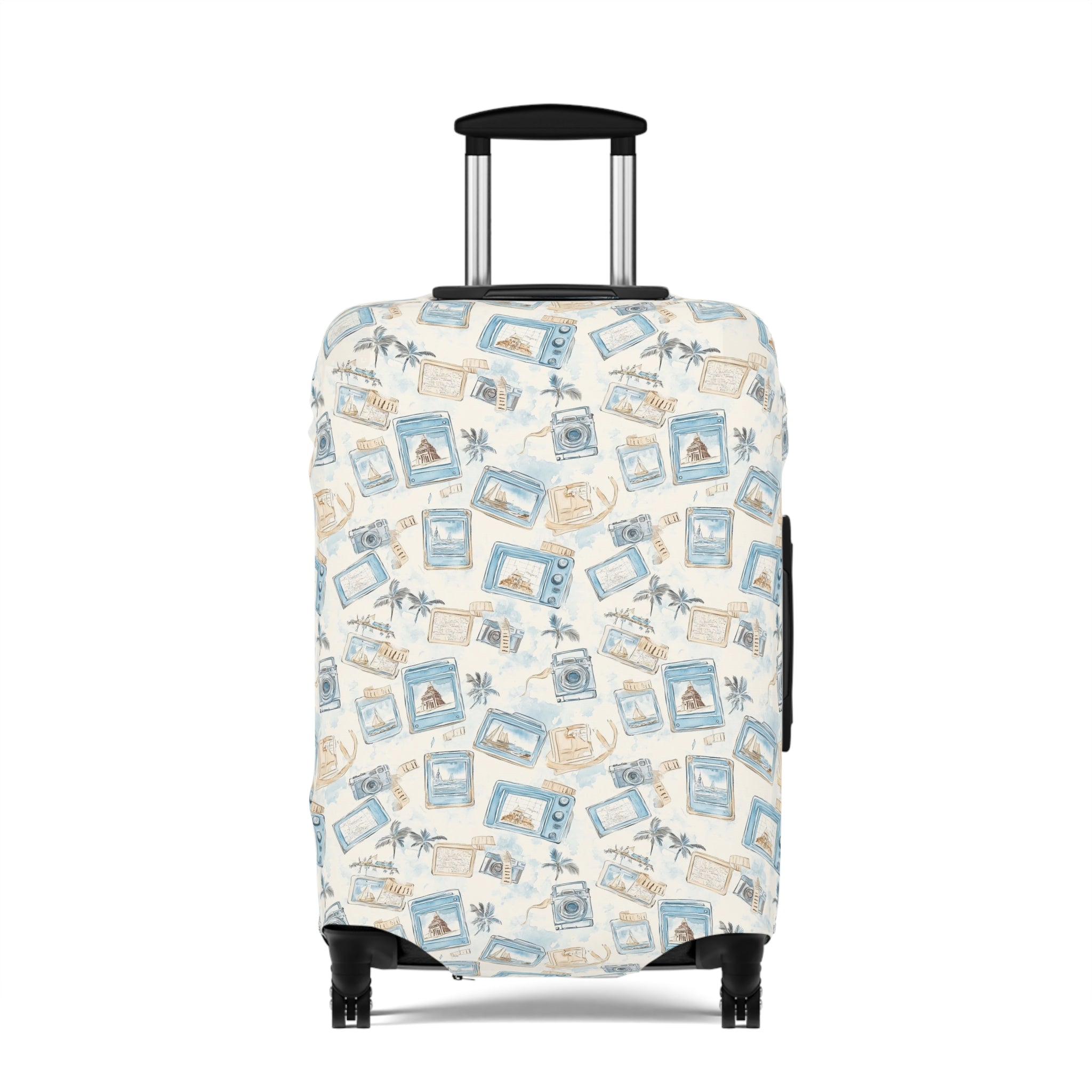 Vintage Vacay - Travel-Inspired Luggage Cover, Vintage Travel Luggage Protector, Airport Accessories, Unique Luggage Wrap, Gift for Travelers, [...]