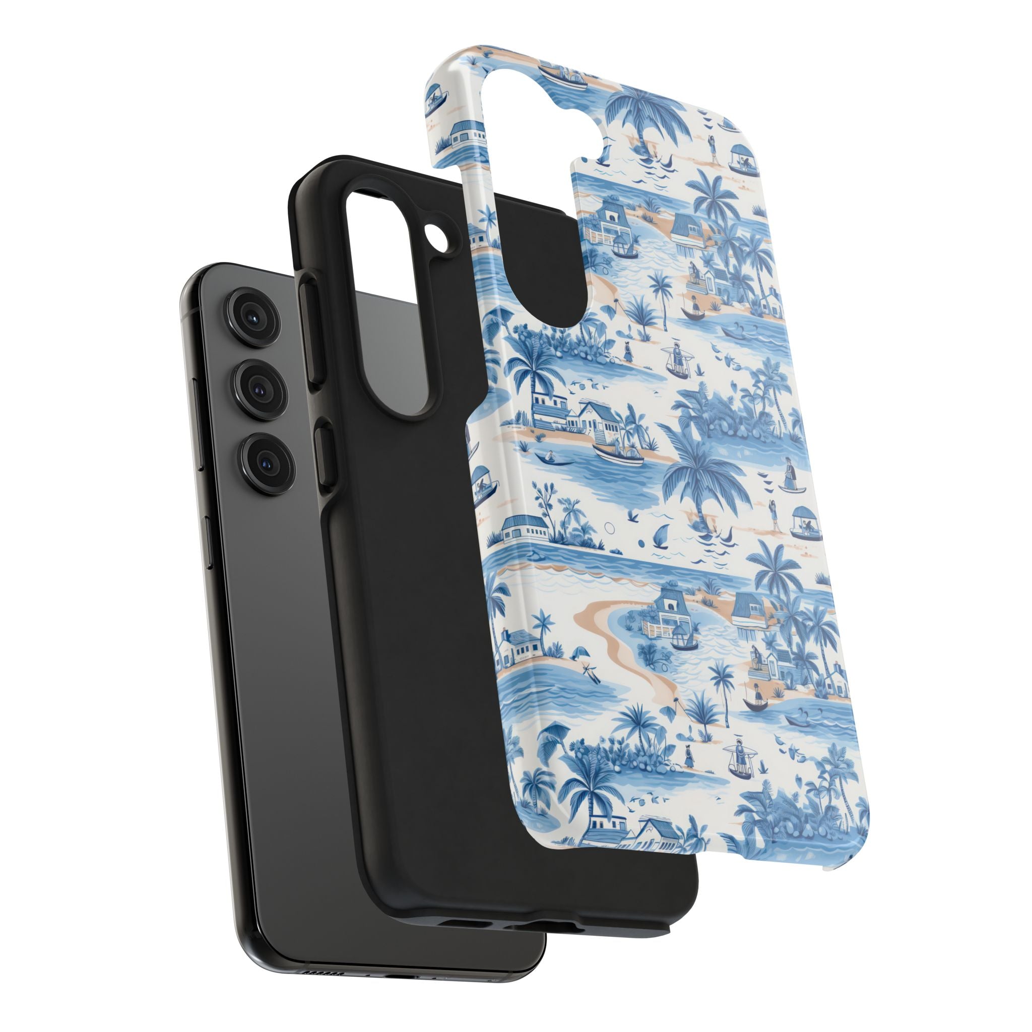 Tropical Blue- Paradise Phone Case - Durable Phone Cover for Beach Lovers, Summer Vibes, Vacation Ready, Gift for Him or Her, Unique Phone [...]