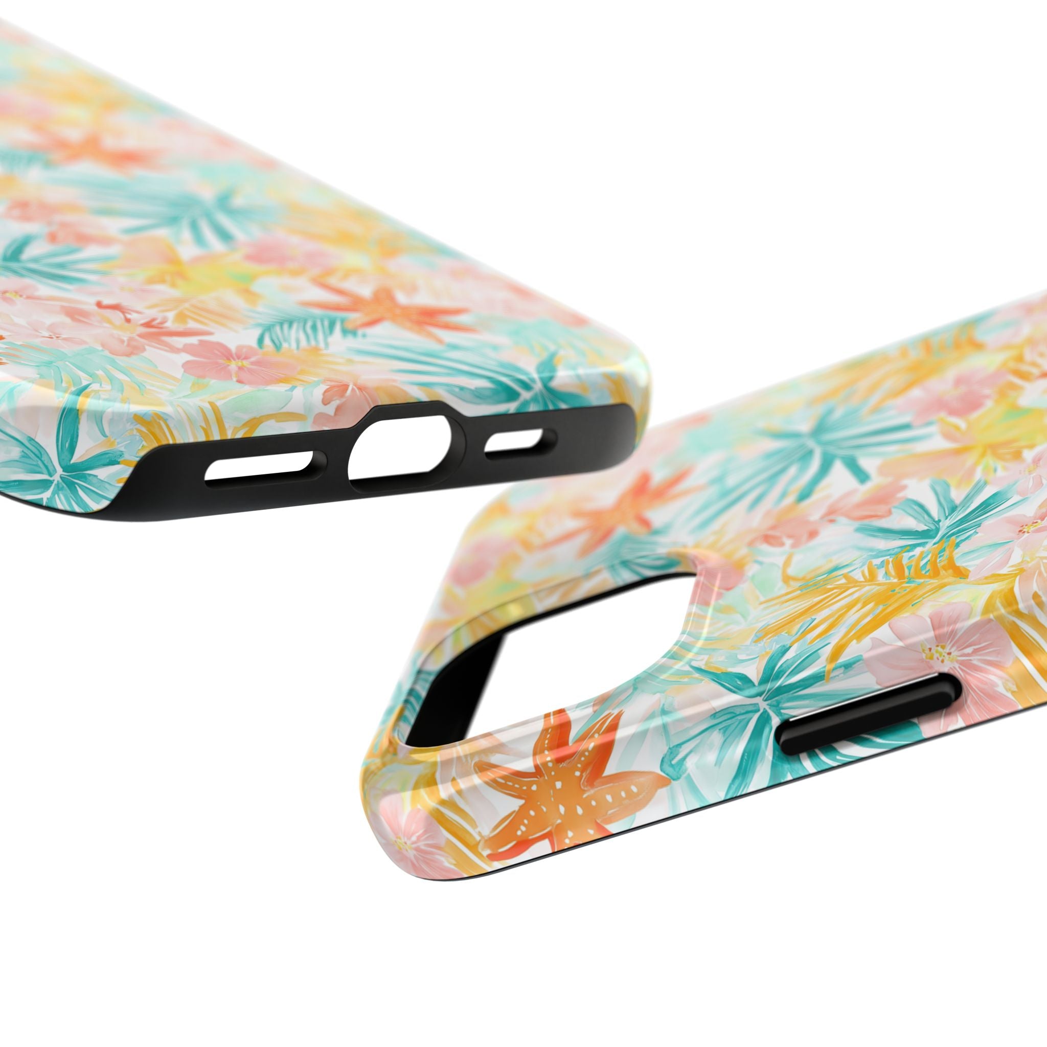 Tropical Starfish - Floral Phone Case - Summer Vibe, Durable Protection, Gift for Beach Lovers, Tropical Decor, Eco-Friendly Design