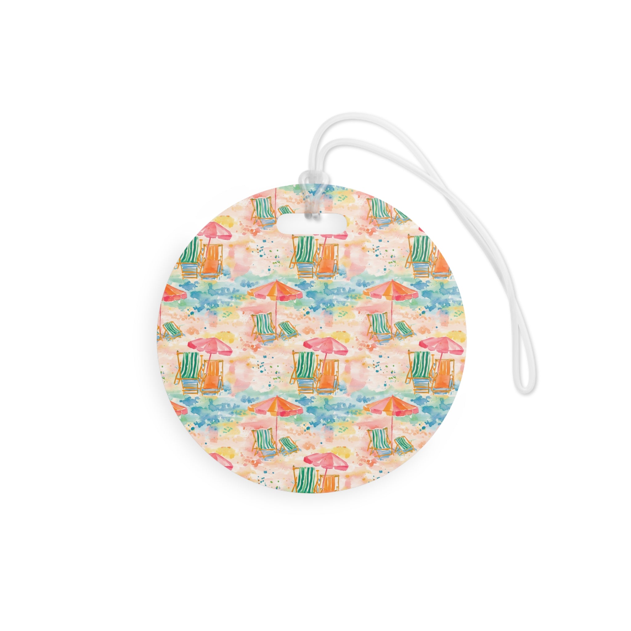 Beach Vibes Luggage Tag, Travel Accessories, Luggage, Vacation must have, Beach Vacation Supplies