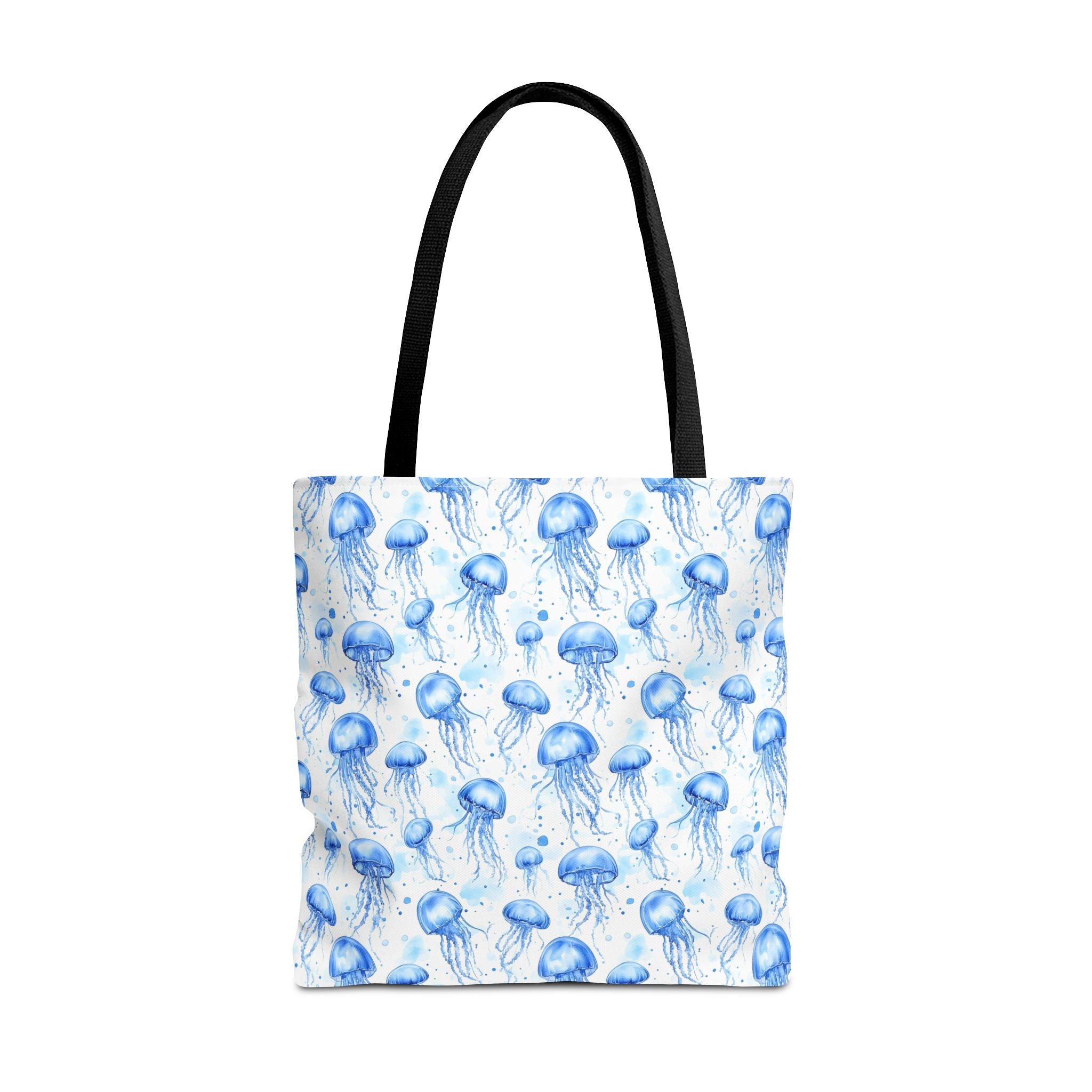 Blue Jellyfish Tote Bag - Ocean-Inspired Carryall, Beach Bag, Eco-Friendly Shopping Tote, Perfect Gift for Sea Lovers