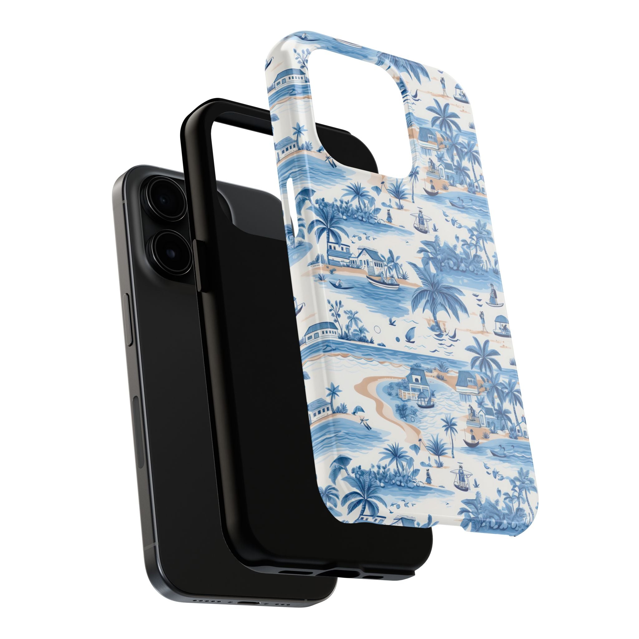 Tropical Blue- Paradise Phone Case - Durable Phone Cover for Beach Lovers, Summer Vibes, Vacation Ready, Gift for Him or Her, Unique Phone [...]