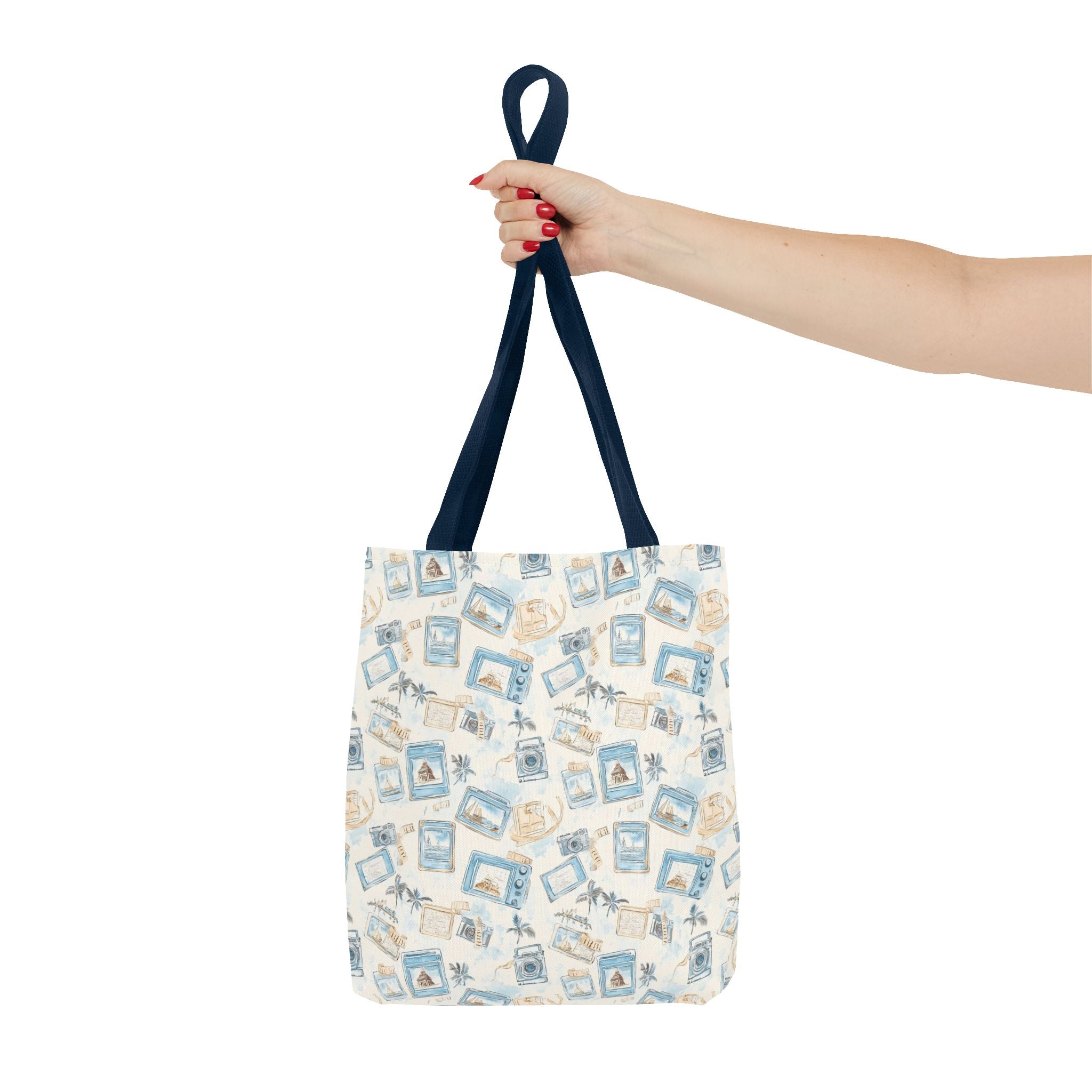 Vintage Vacay- Beach Vibes Tote Bag, Ocean Tote, Summer Accessories, Vacation Ready Bag, Coastal Shopping Bag, Gift for Travelers