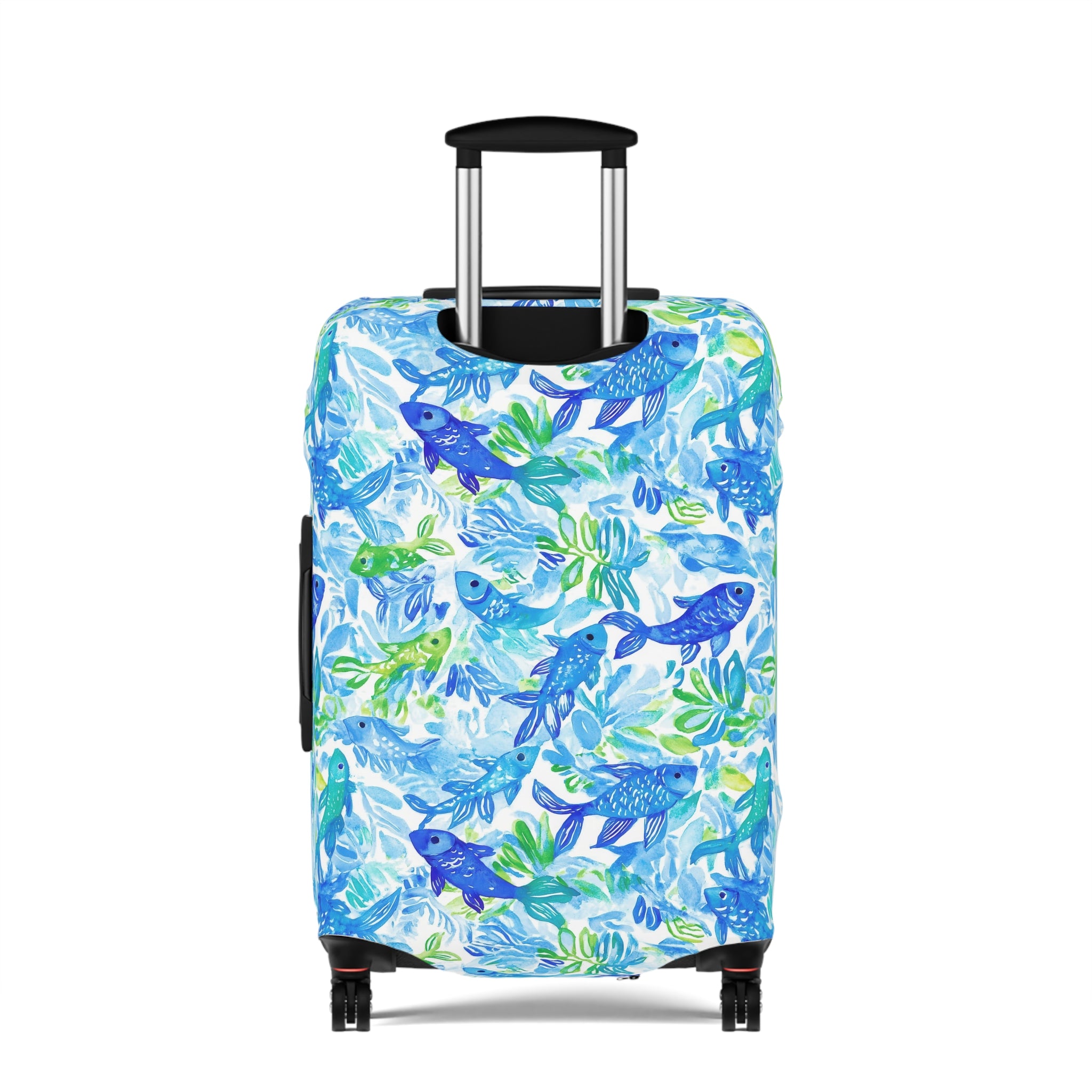 Vibrant Fish - Luggage Cover, Travel Accessory for Adventure Lovers, Suitable for Vacations, Holidays, Summer Trips, Unique Gift Idea