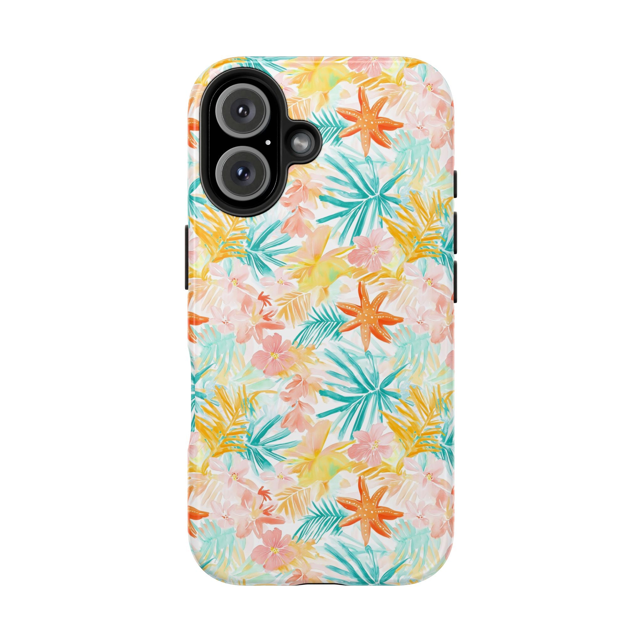 Tropical Starfish - Floral Phone Case - Summer Vibe, Durable Protection, Gift for Beach Lovers, Tropical Decor, Eco-Friendly Design