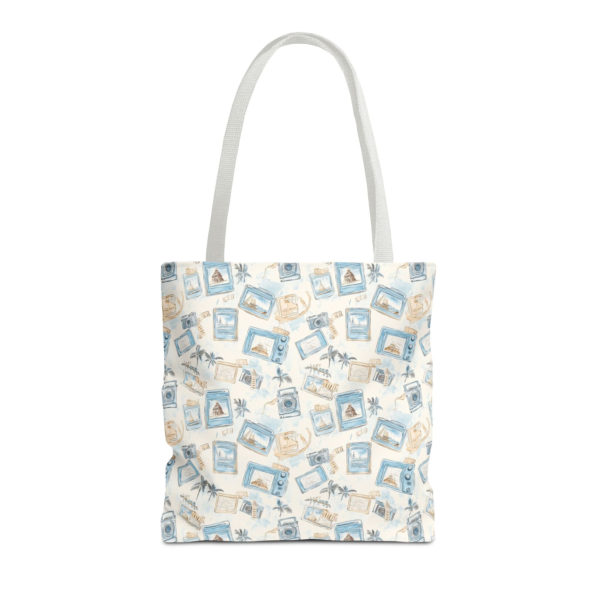 Vintage Vacay- Beach Vibes Tote Bag, Ocean Tote, Summer Accessories, Vacation Ready Bag, Coastal Shopping Bag, Gift for Travelers