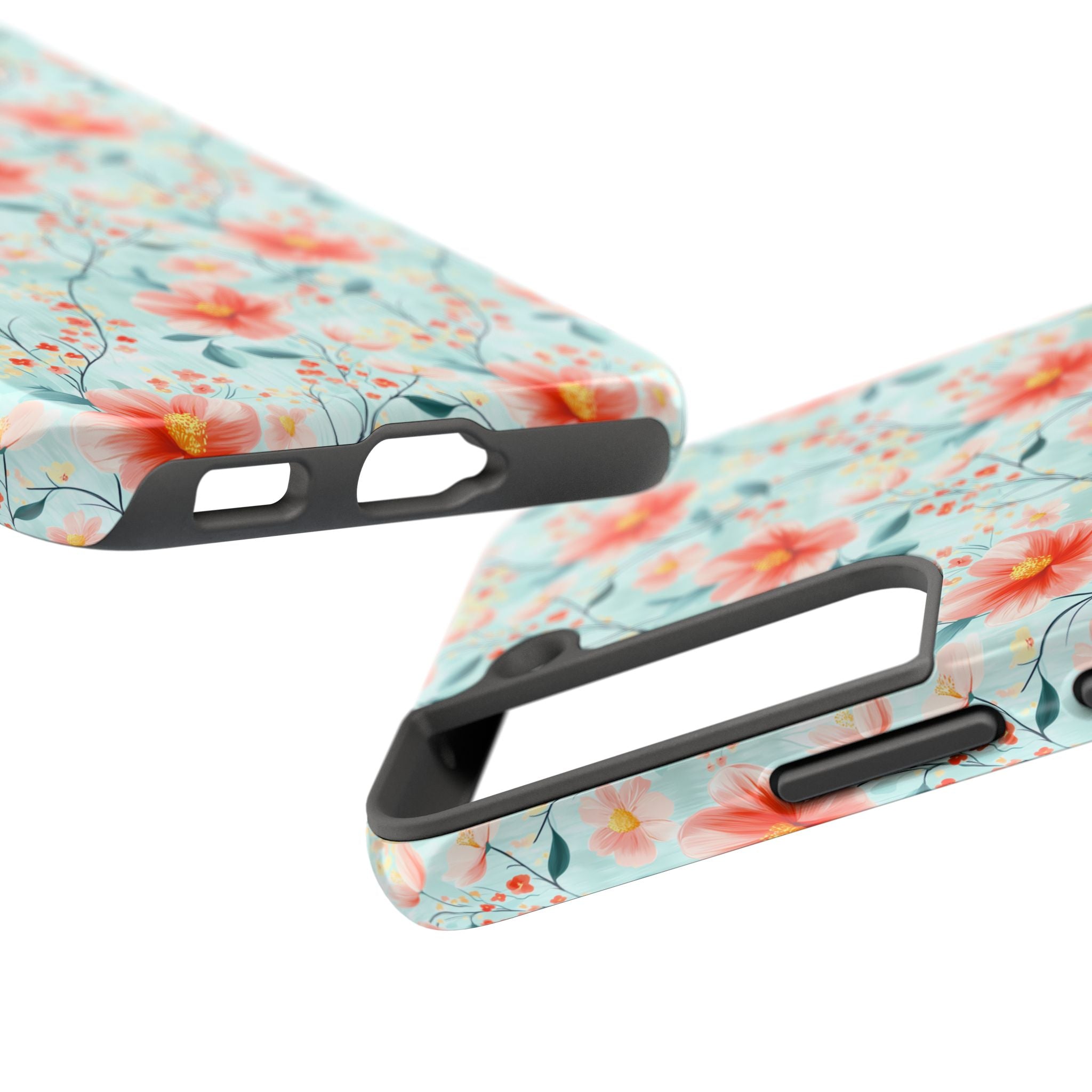 Teal Daisy- Floral Tough Phone Cases, Durable Phone Cover, Stylish Cell Phone Case, Protective Case for Women, Gift for Flower Lovers