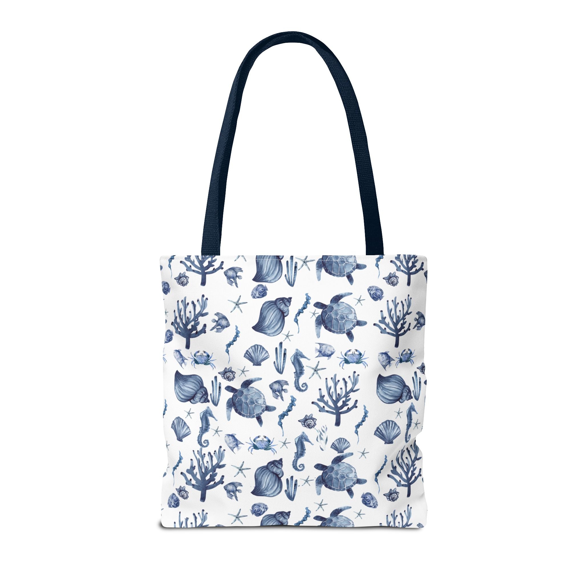Deep Blue Sea - Coastal fish Dreams Tote Bag, Ocean-Inspired Beach Bag, Nautical Gift for Her, Summer Essentials, Travel Tote, Marine Animal Design