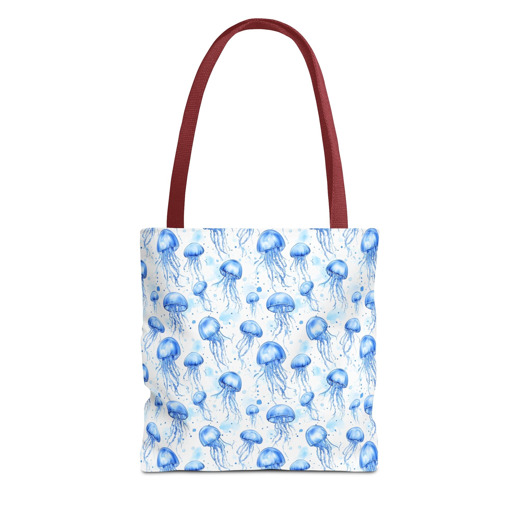 Blue Jellyfish Tote Bag - Ocean-Inspired Carryall, Beach Bag, Eco-Friendly Shopping Tote, Perfect Gift for Sea Lovers