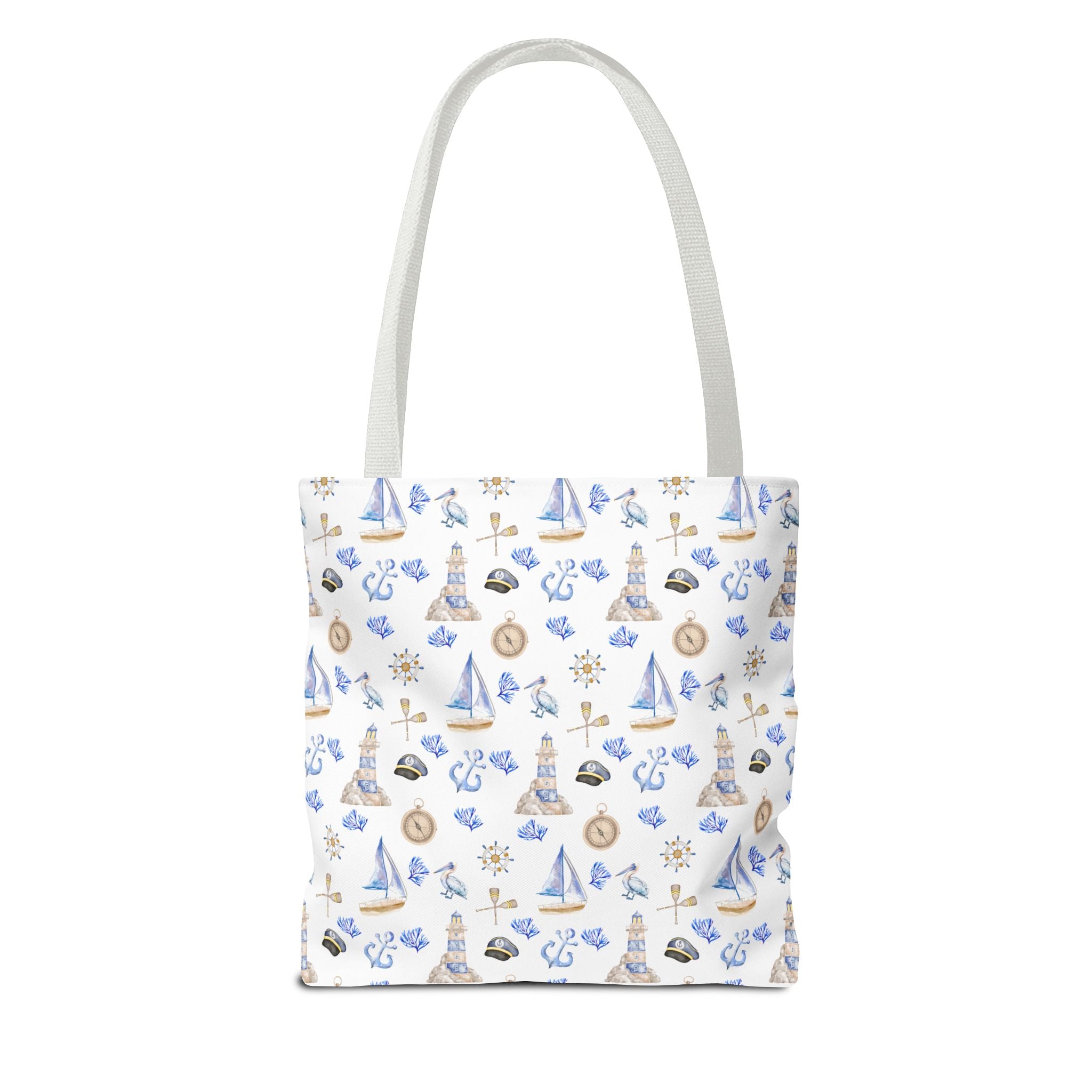 Sail Away - Nautical Themed Tote Bag, Beach Bag, Sailor Tote, Summer Essentials, Gift for Sea Lovers, Travel Bag