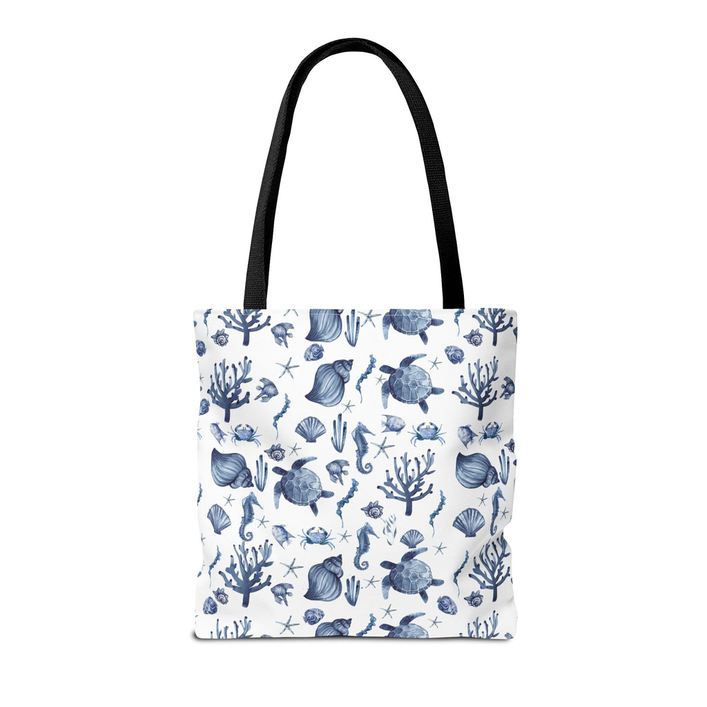 Deep Blue Sea - Coastal fish Dreams Tote Bag, Ocean-Inspired Beach Bag, Nautical Gift for Her, Summer Essentials, Travel Tote, Marine Animal Design