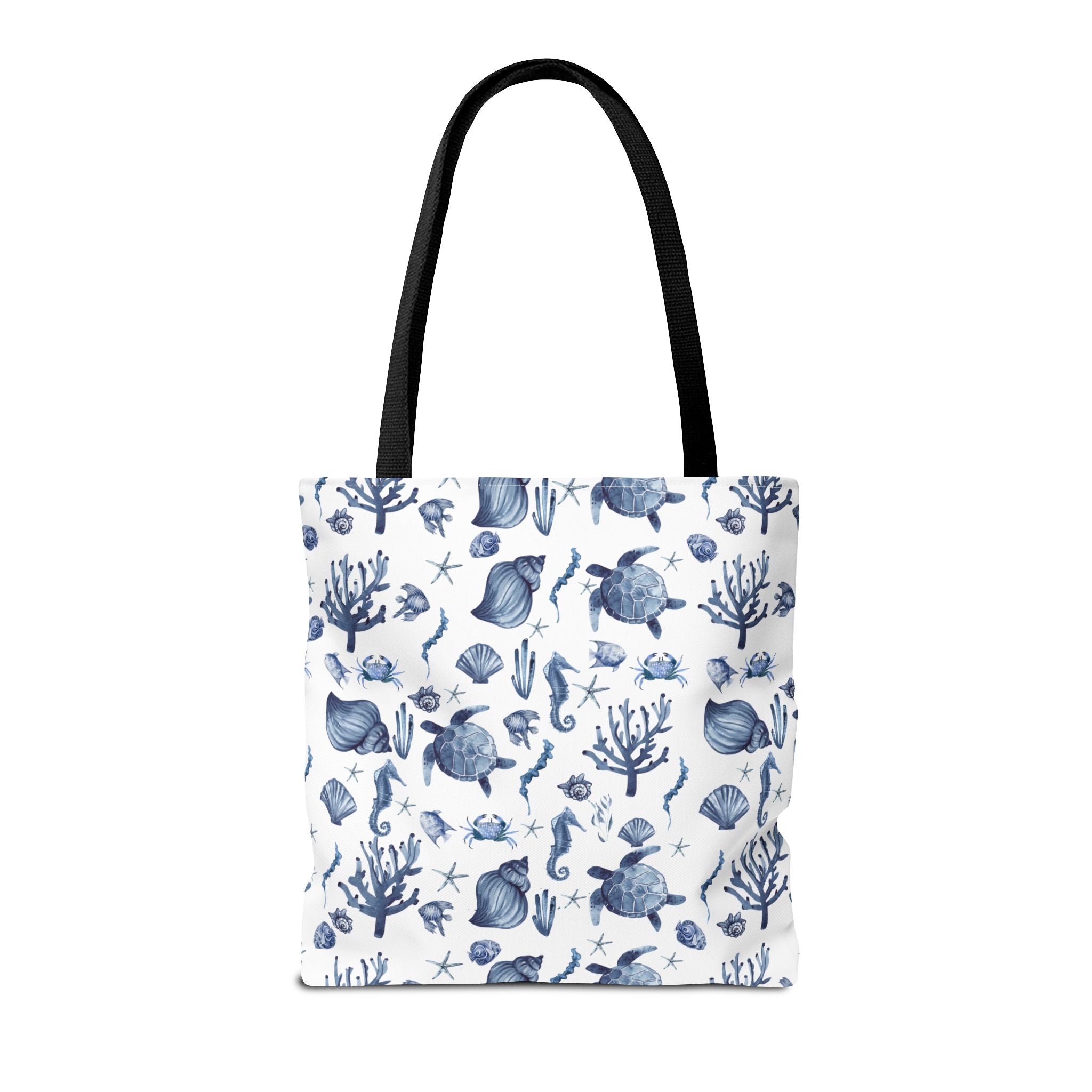 Deep Blue Sea - Coastal fish Dreams Tote Bag, Ocean-Inspired Beach Bag, Nautical Gift for Her, Summer Essentials, Travel Tote, Marine Animal Design