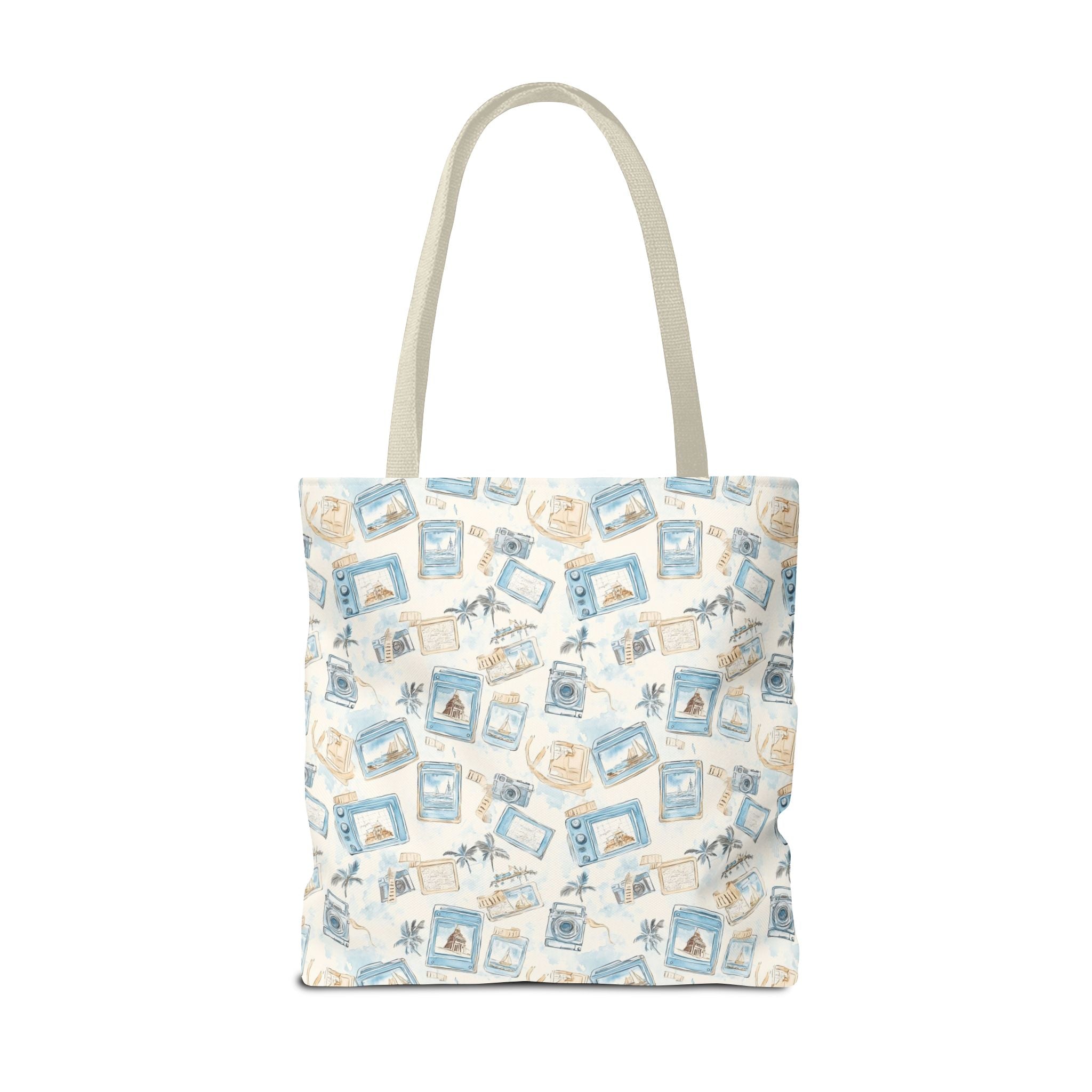 Vintage Vacay- Beach Vibes Tote Bag, Ocean Tote, Summer Accessories, Vacation Ready Bag, Coastal Shopping Bag, Gift for Travelers