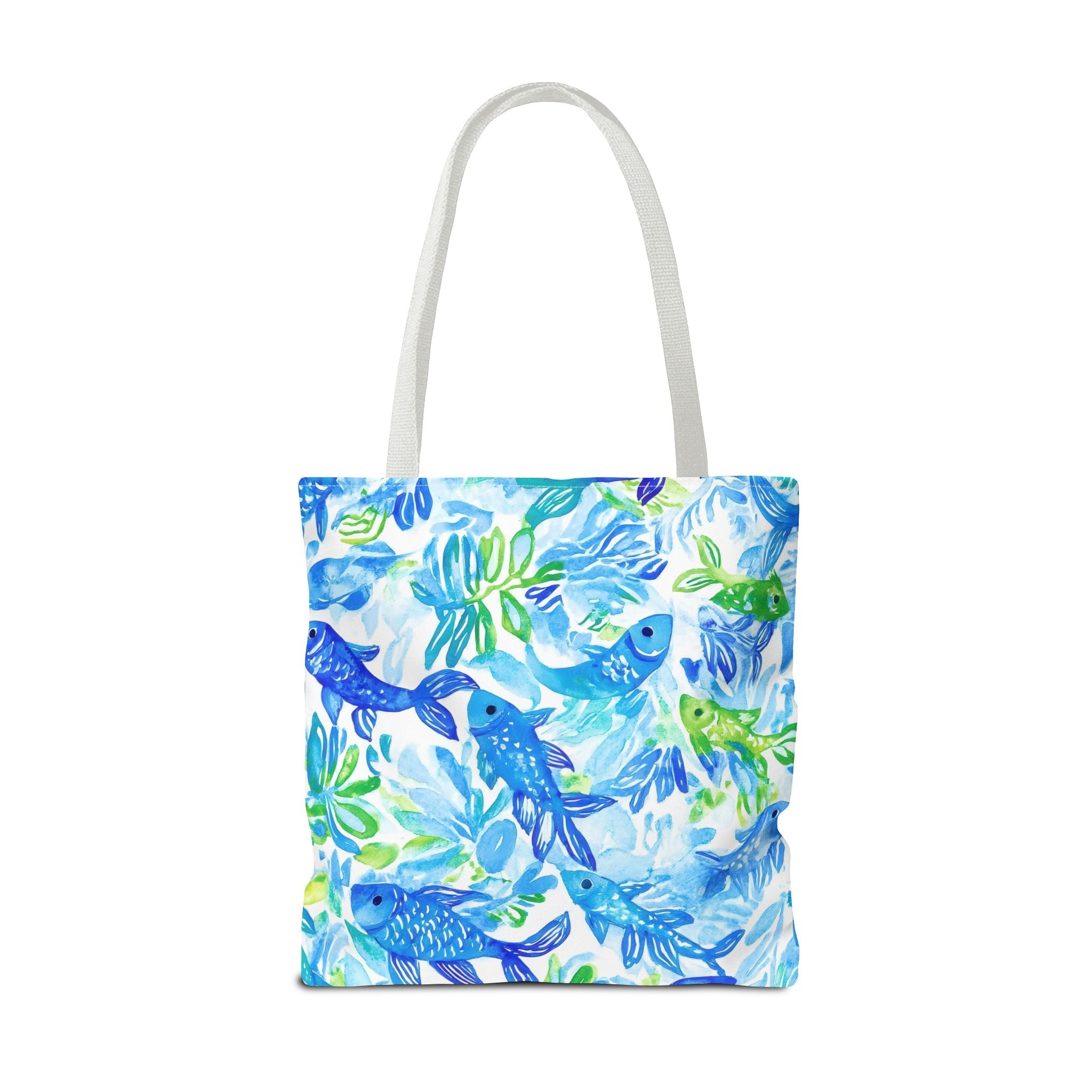 Vibrant Fish- Colorful Fish Tote Bag, Beach Bag, Shopping Tote, Eco-Friendly Reusable Bag, Gift for Ocean Lovers, Summer Accessory