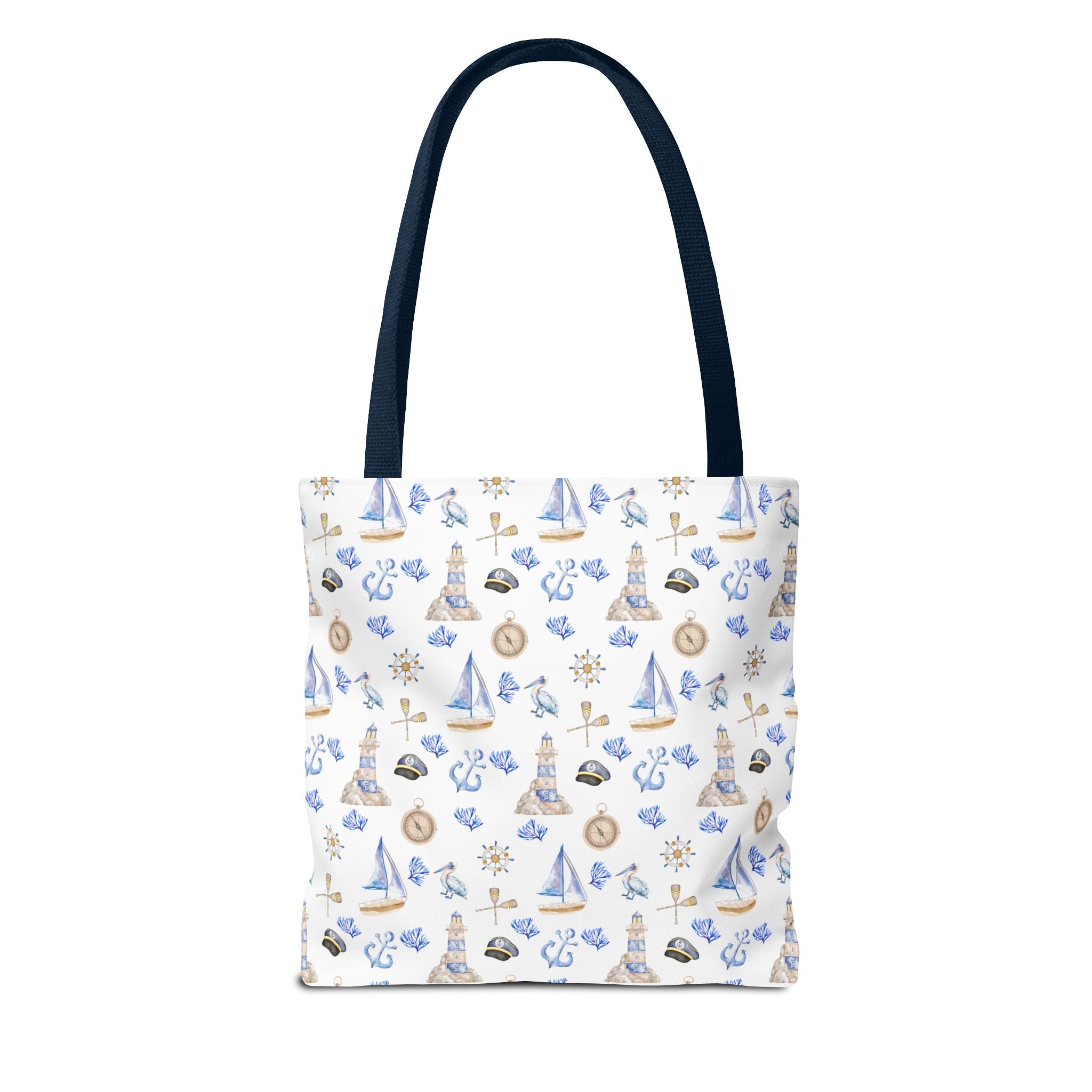 Sail Away - Nautical Themed Tote Bag, Beach Bag, Sailor Tote, Summer Essentials, Gift for Sea Lovers, Travel Bag