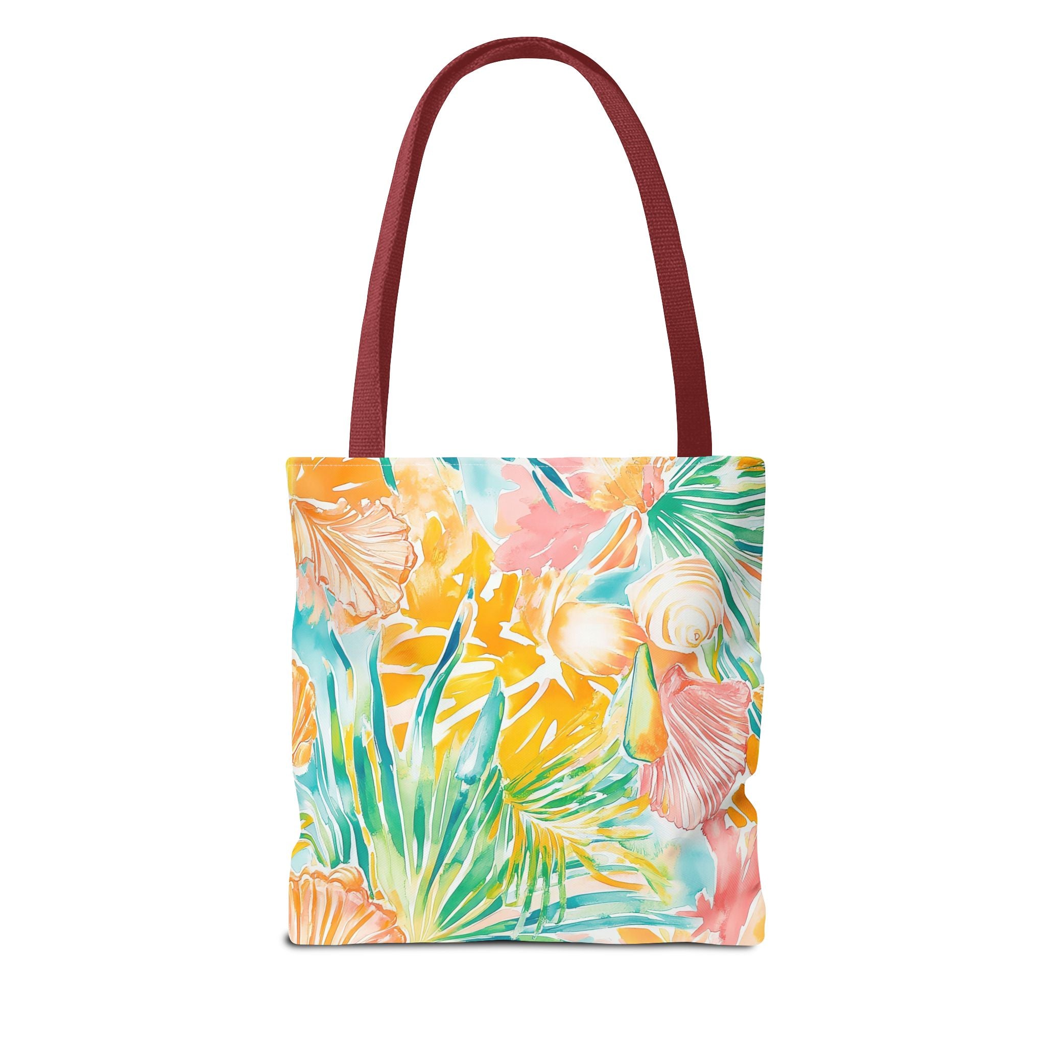 Neon Tropics Floral Tote Bag - Beach Bag, Shopping Tote, Eco-Friendly Gift, Summer Accessories, Unique Handbag