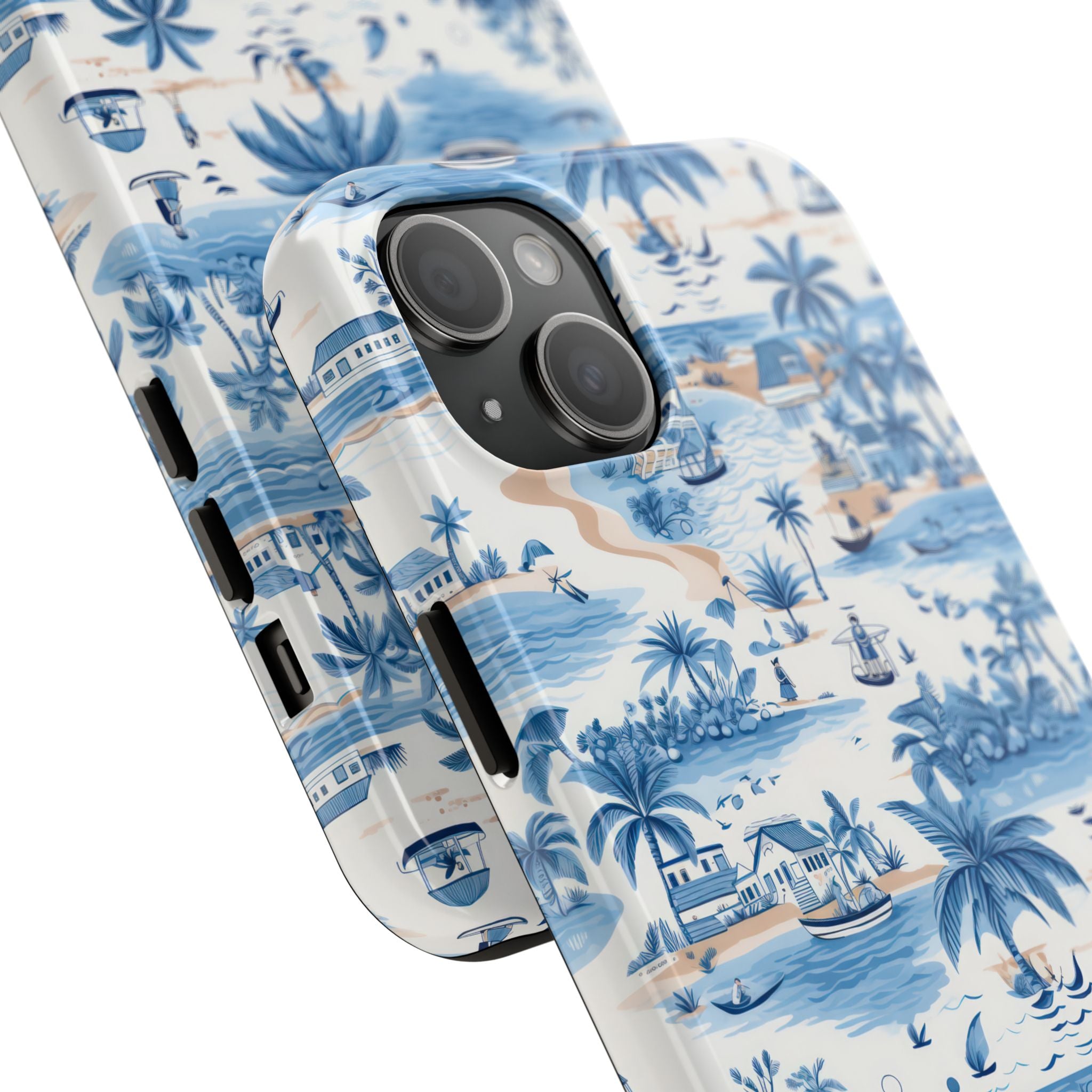 Tropical Blue- Paradise Phone Case - Durable Phone Cover for Beach Lovers, Summer Vibes, Vacation Ready, Gift for Him or Her, Unique Phone [...]