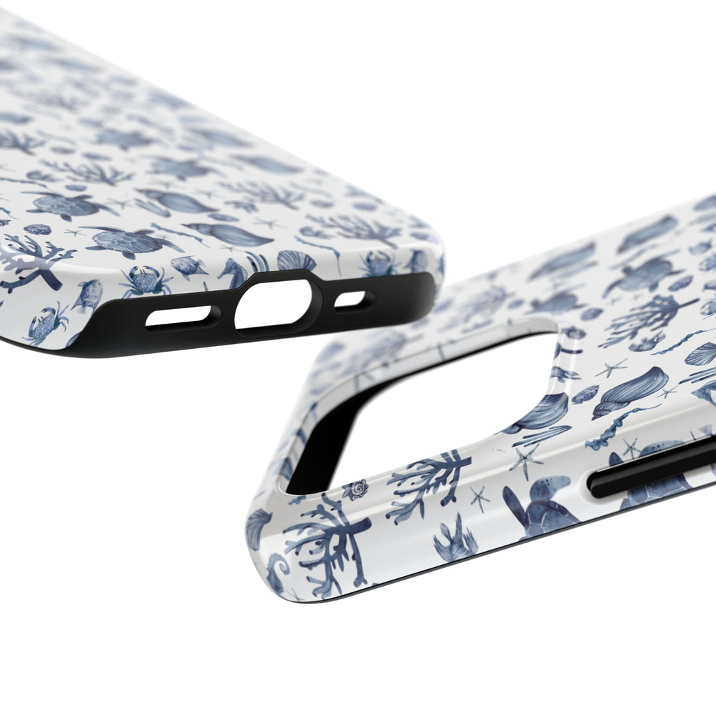 Deep Blue Sea - Ocean-Inspired Tough Phone Cases, Coastal Decor, Beach Lover's Accessory, Ideal Gift, Marine Life Design, Durable Protection