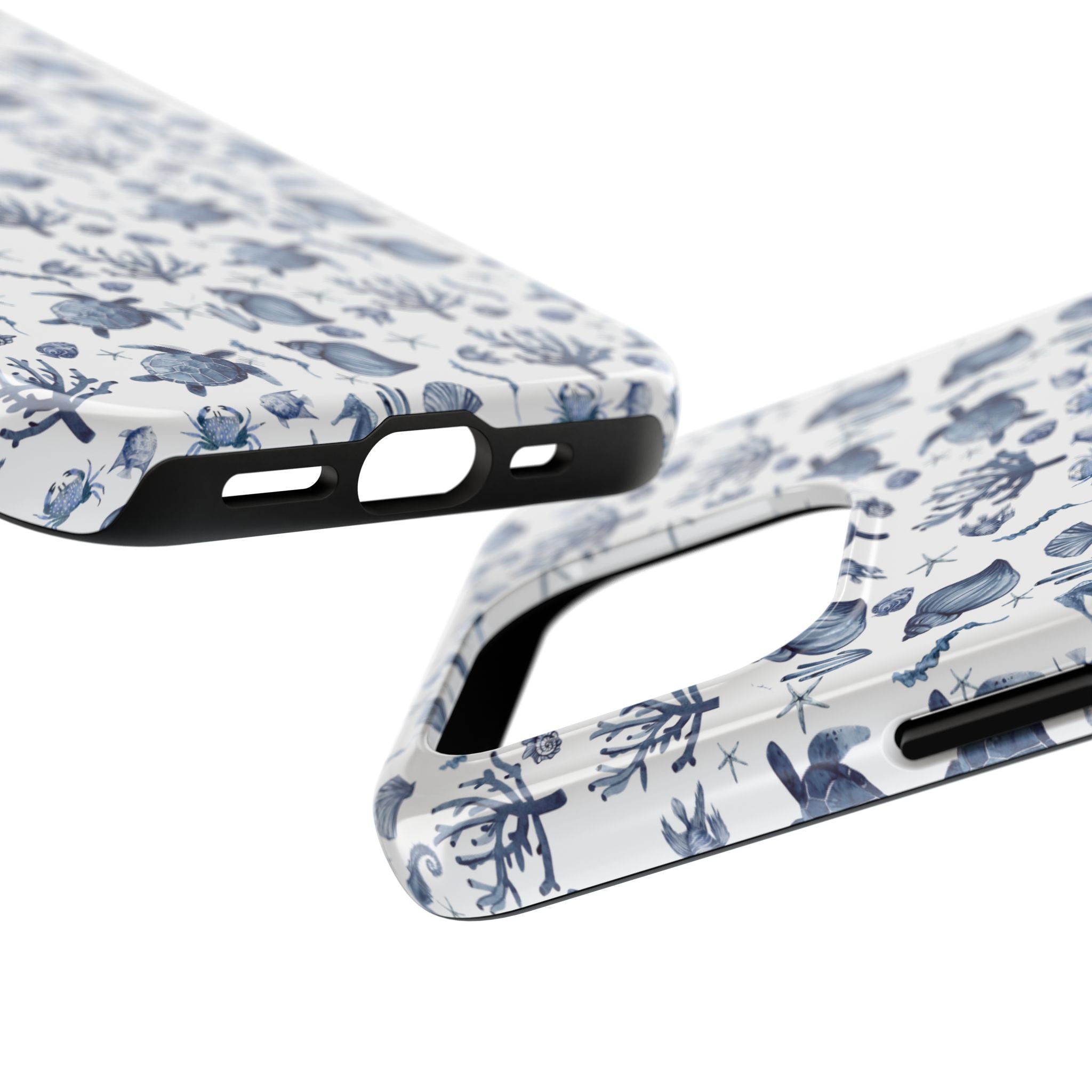 Deep Blue Sea - Ocean-Inspired Tough Phone Cases, Coastal Decor, Beach Lover's Accessory, Ideal Gift, Marine Life Design, Durable Protection