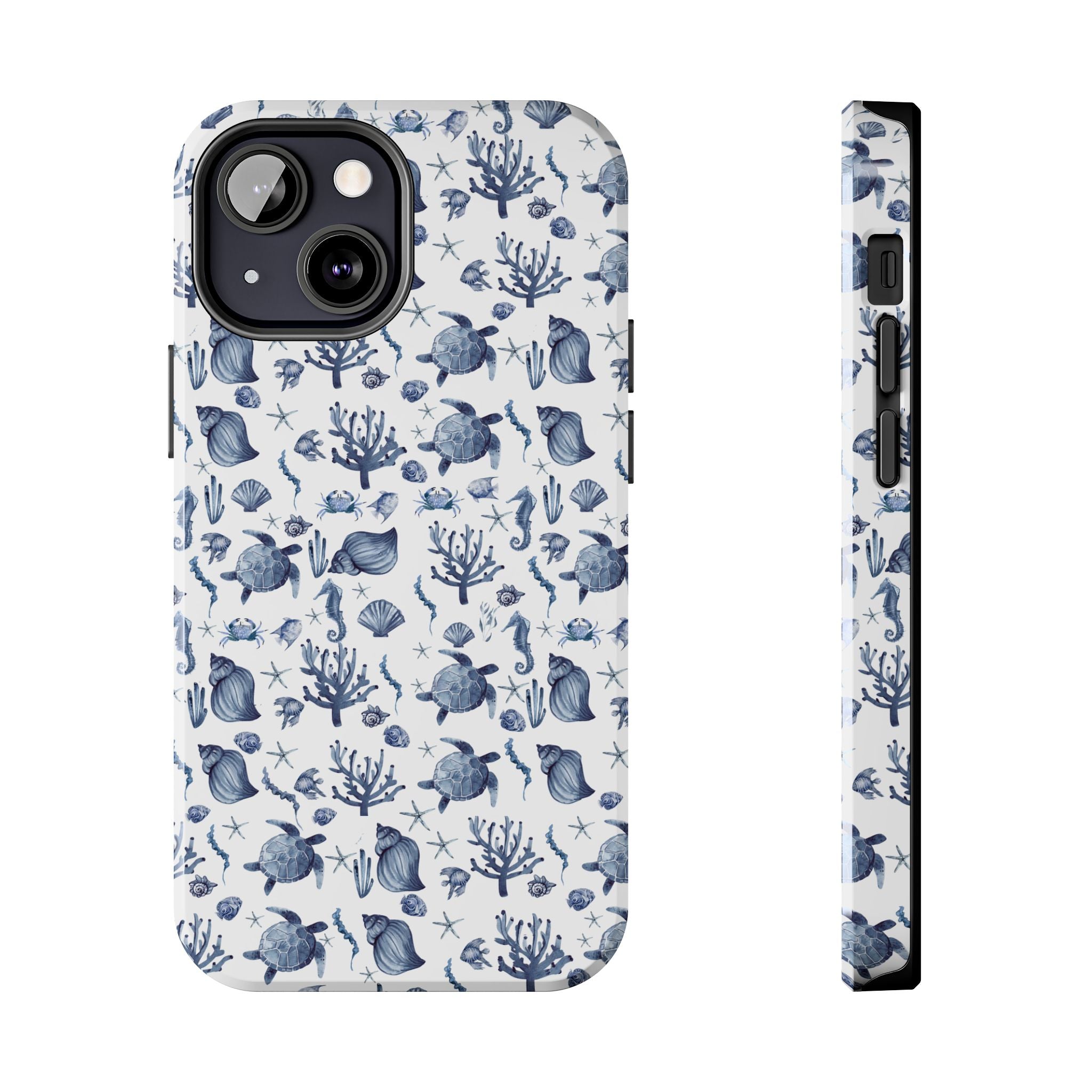 Deep Blue Sea - Ocean-Inspired Tough Phone Cases, Coastal Decor, Beach Lover's Accessory, Ideal Gift, Marine Life Design, Durable Protection