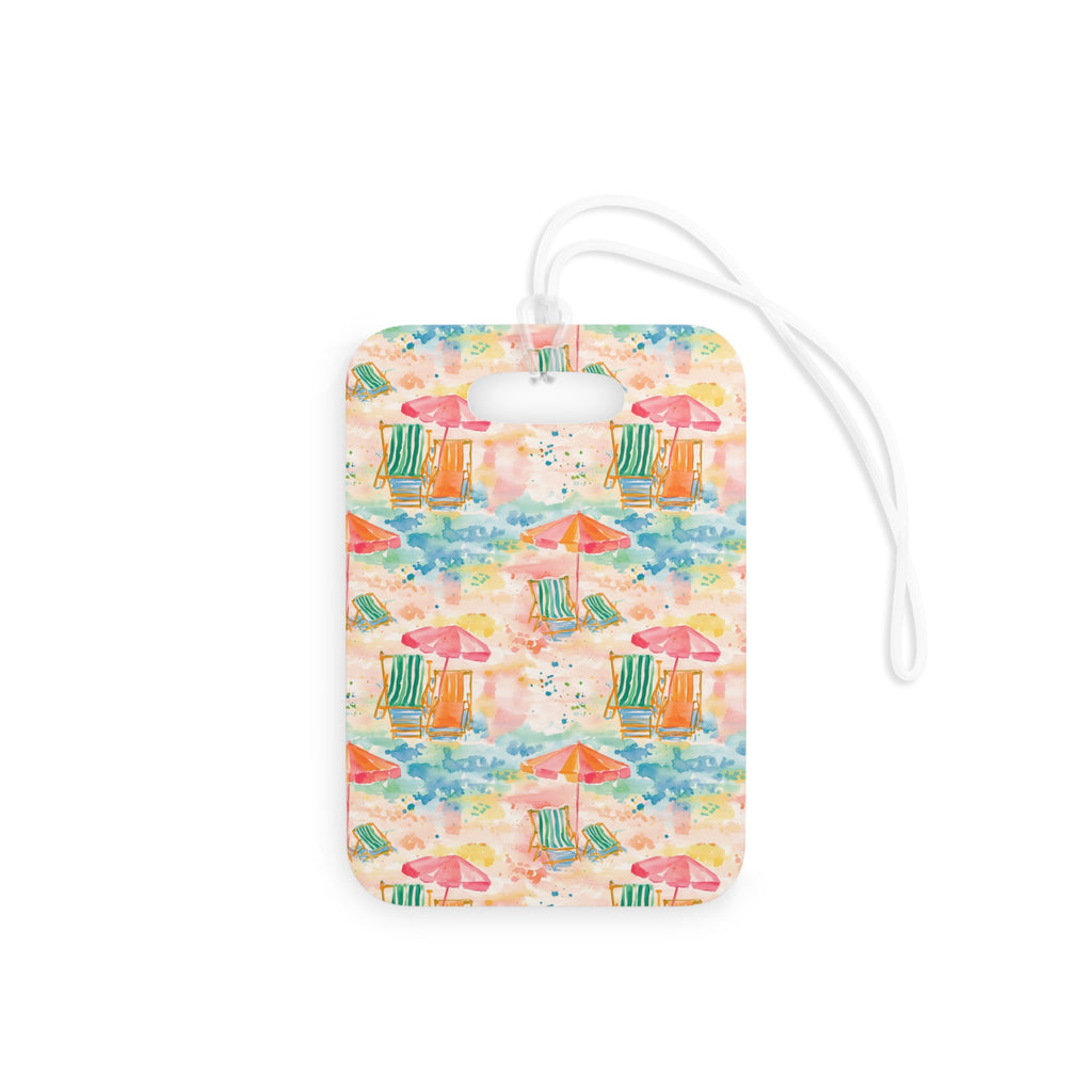 Beach Vibes Luggage Tag, Travel Accessories, Luggage, Vacation must have, Beach Vacation Supplies