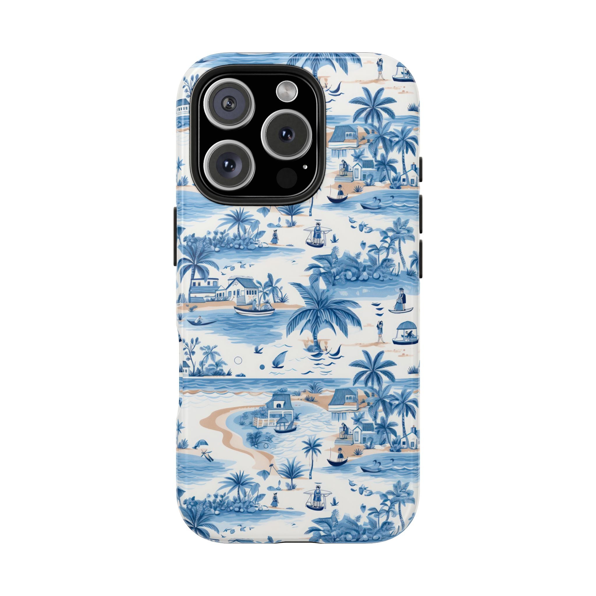Tropical Blue- Paradise Phone Case - Durable Phone Cover for Beach Lovers, Summer Vibes, Vacation Ready, Gift for Him or Her, Unique Phone [...]